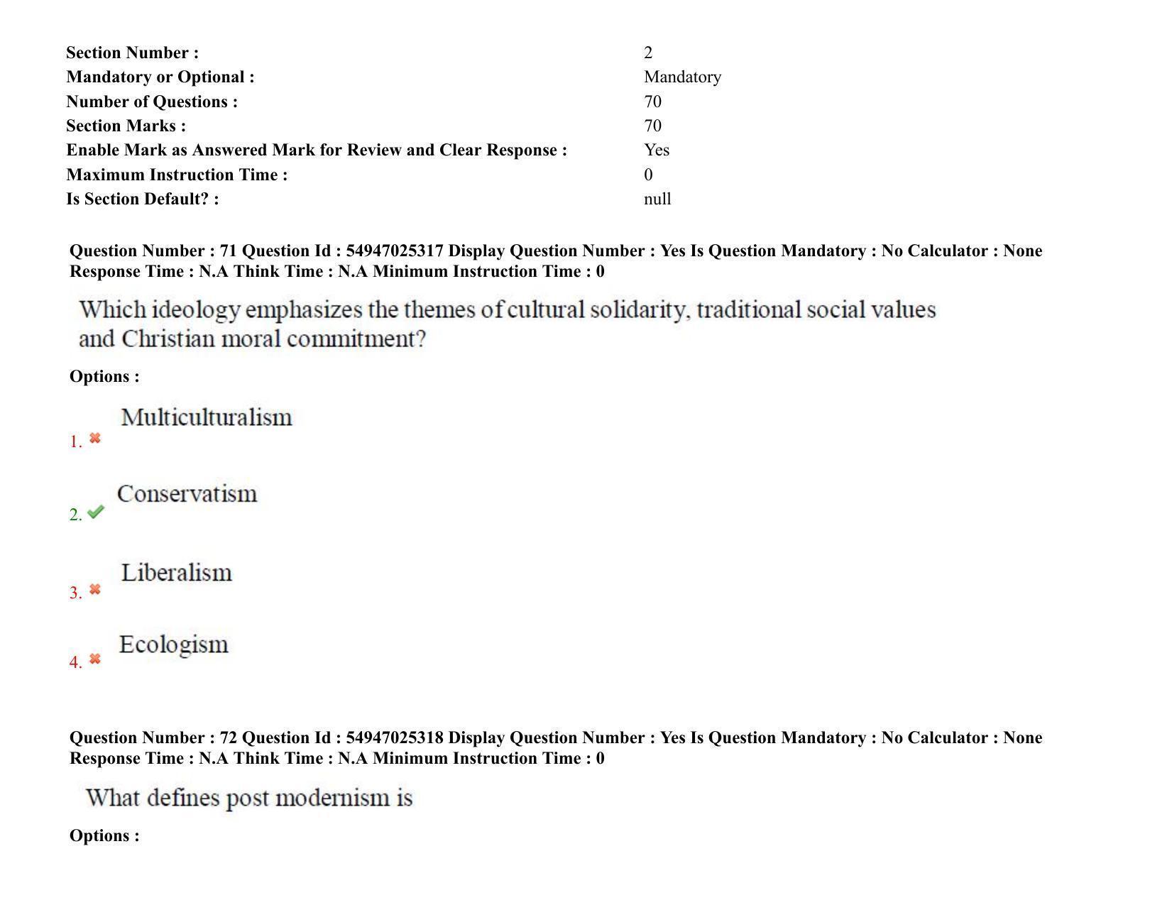 AP RCET 2022: Political Science - 18-10-2022 (Tuesday) Session-I: Question Paper With keys - Page 56