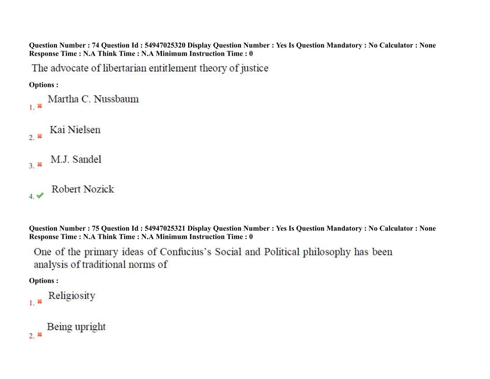 AP RCET 2022: Political Science - 18-10-2022 (Tuesday) Session-I: Question Paper With keys - Page 58
