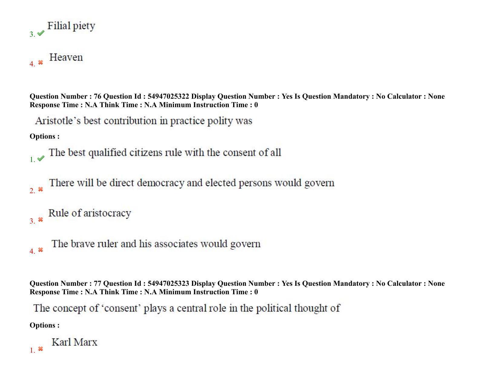 AP RCET 2022: Political Science - 18-10-2022 (Tuesday) Session-I: Question Paper With keys - Page 59