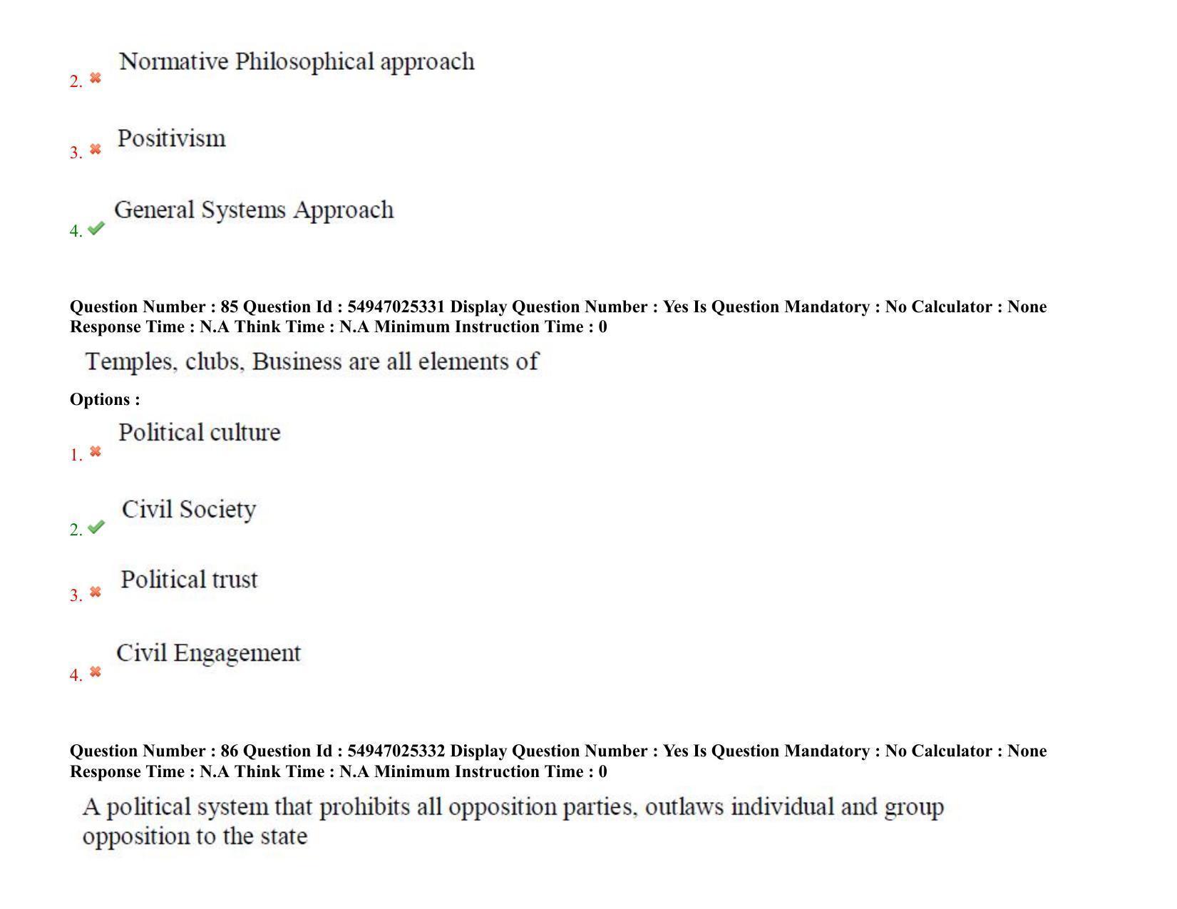 AP RCET 2022: Political Science - 18-10-2022 (Tuesday) Session-I: Question Paper With keys - Page 64