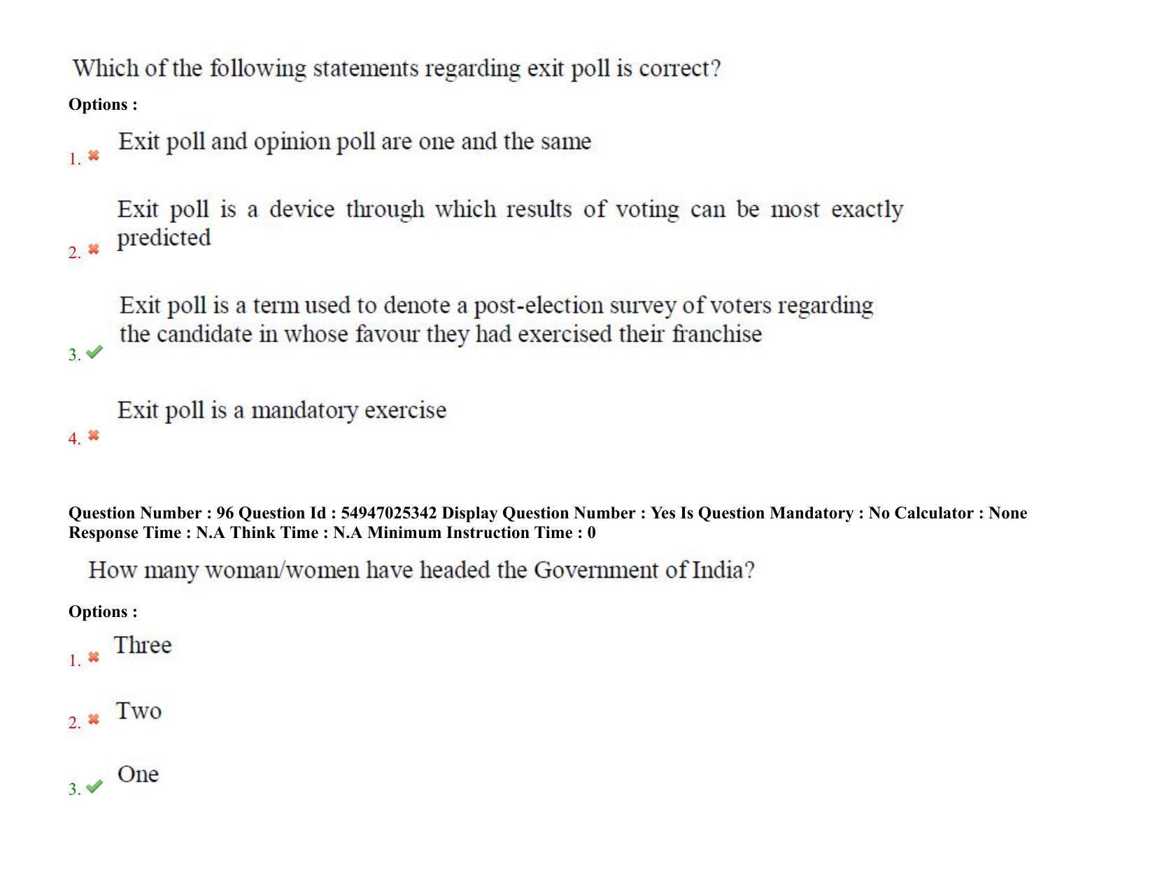 AP RCET 2022: Political Science - 18-10-2022 (Tuesday) Session-I: Question Paper With keys - Page 70