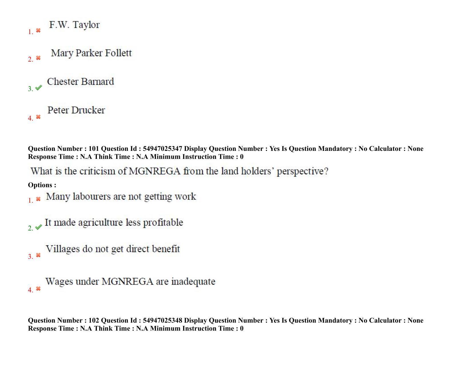 AP RCET 2022: Political Science - 18-10-2022 (Tuesday) Session-I: Question Paper With keys - Page 73