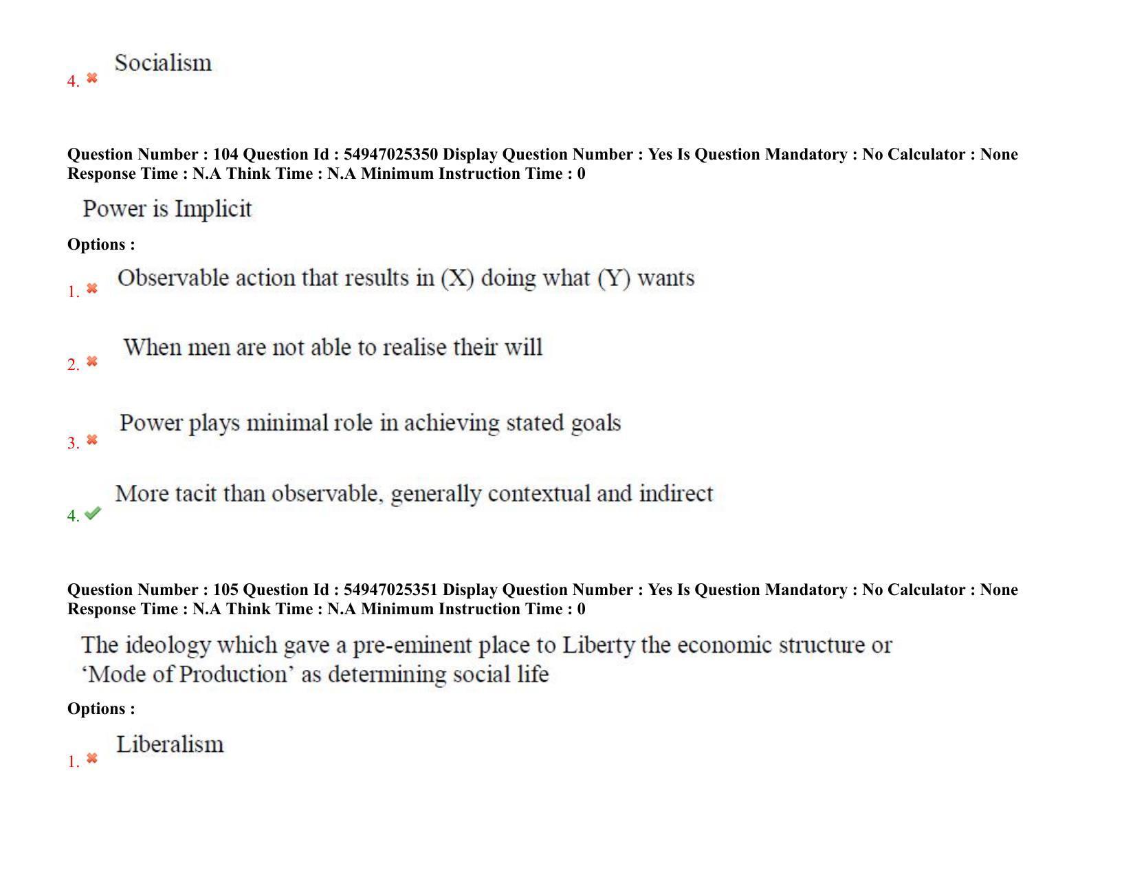 AP RCET 2022: Political Science - 18-10-2022 (Tuesday) Session-I: Question Paper With keys - Page 75