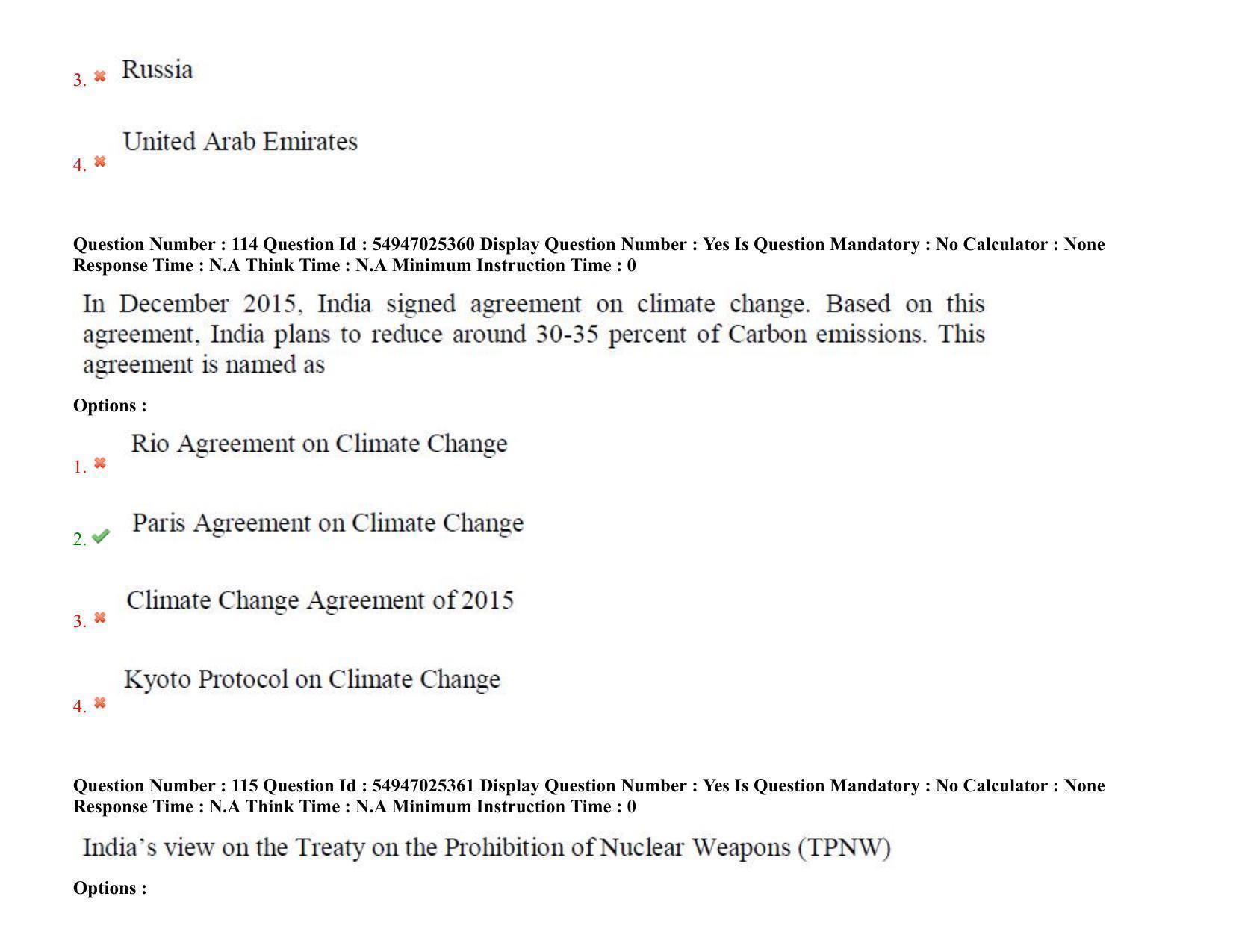 AP RCET 2022: Political Science - 18-10-2022 (Tuesday) Session-I: Question Paper With keys - Page 81