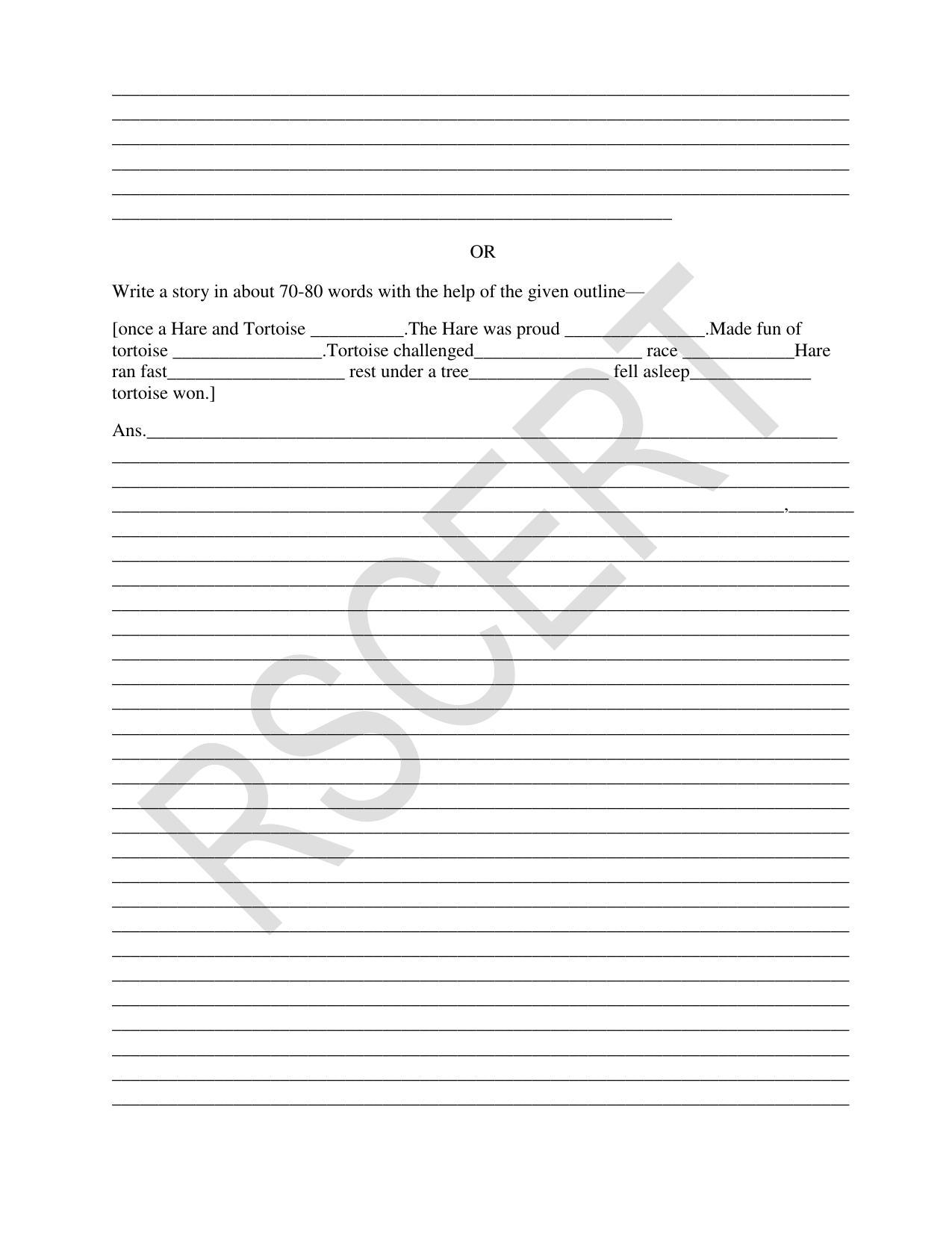 RBSE Class 8 Hindi & English Sample Paper 2023 - Page 14
