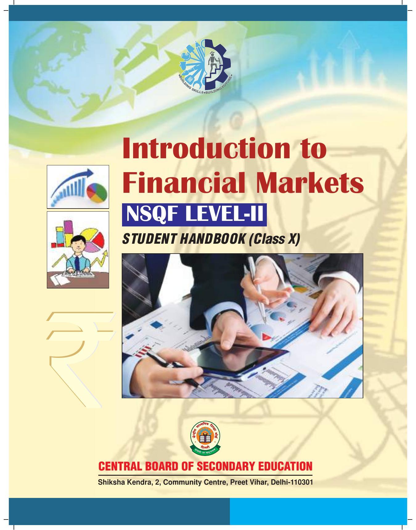 NCERT Class X Financial Markets (CBSE) Book - Page 1