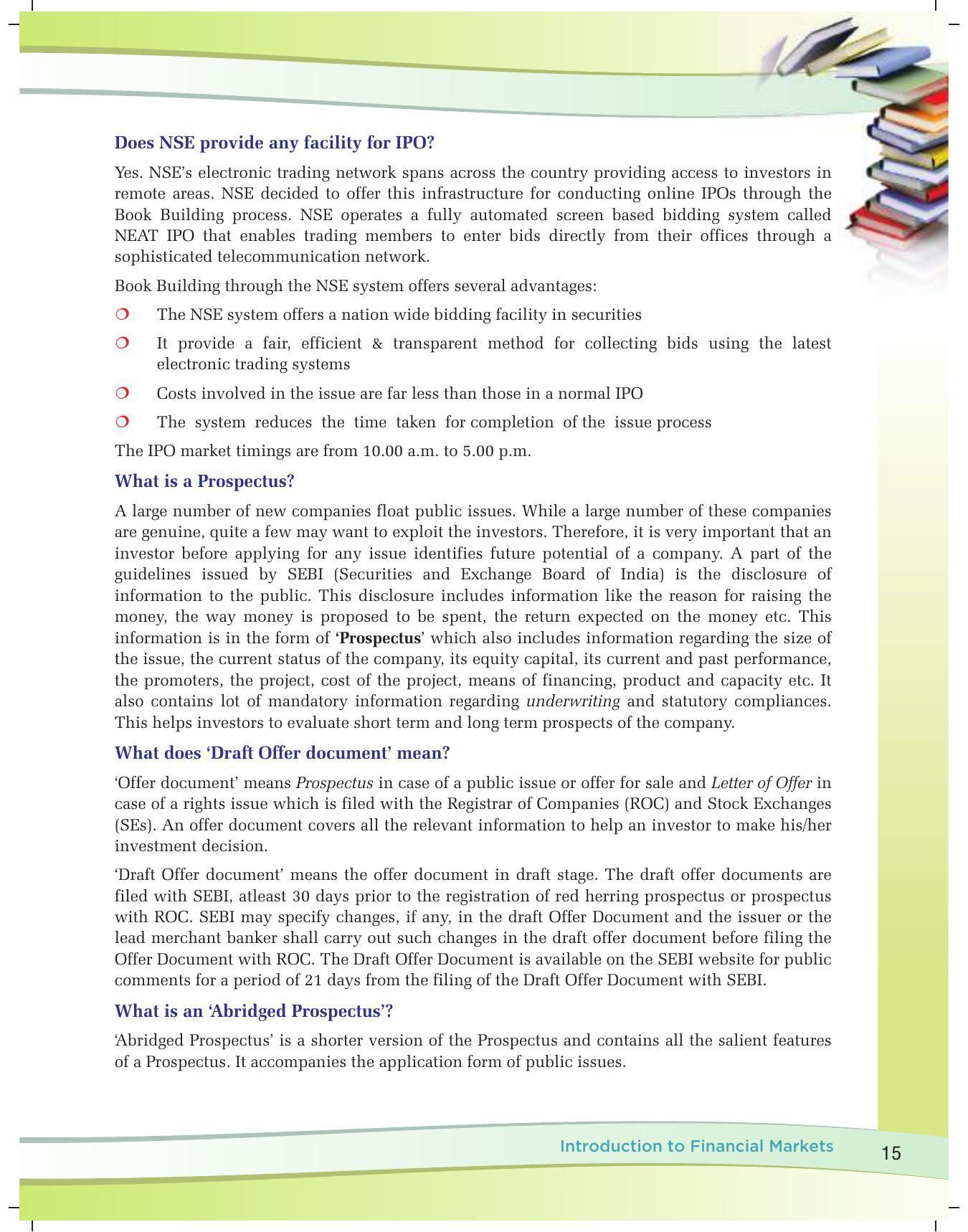 NCERT Class X Financial Markets (CBSE) Book - Page 25