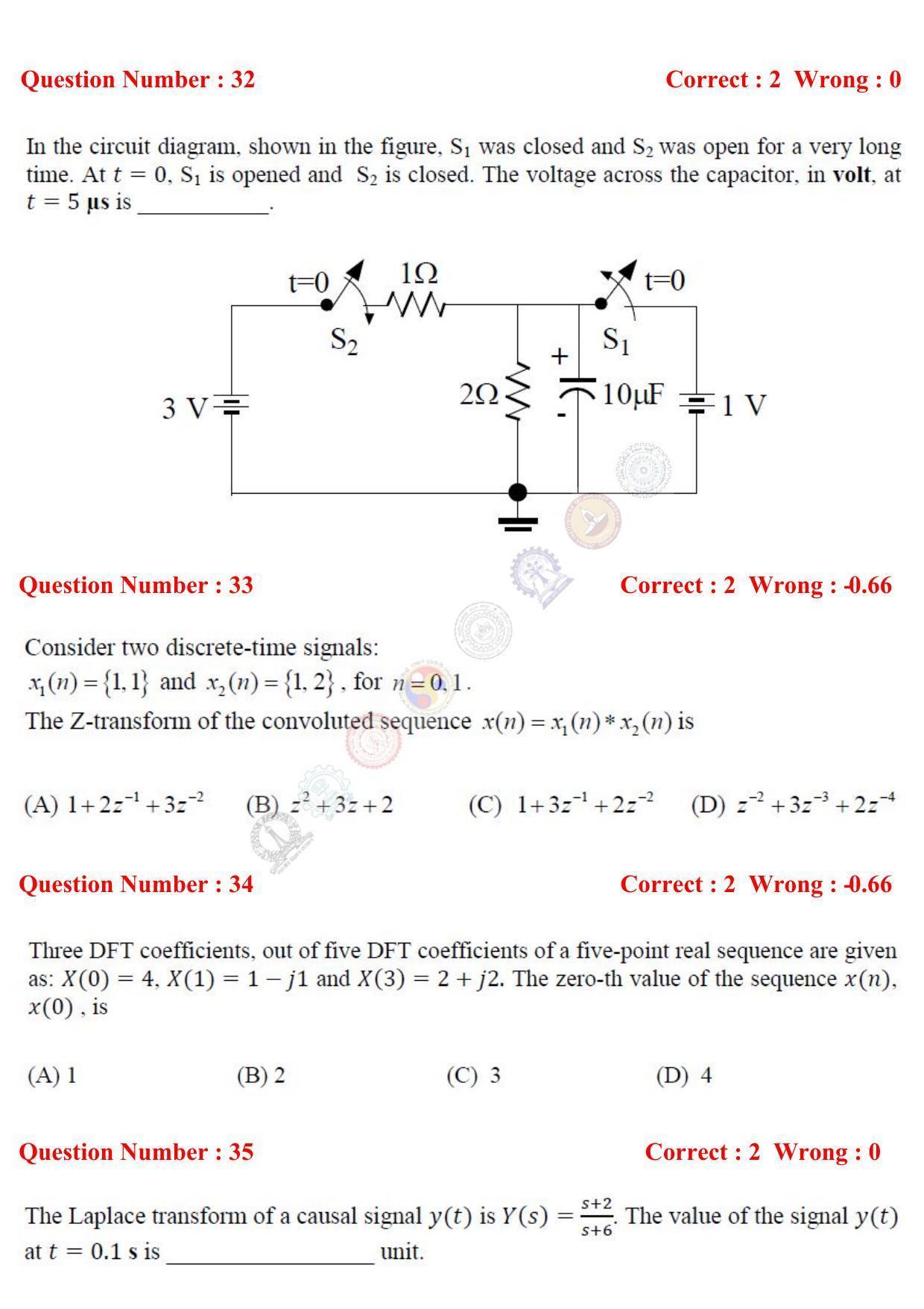 GATE 2017 Instrumentation Engineering (IN) Question Paper with Answer Key - Page 13