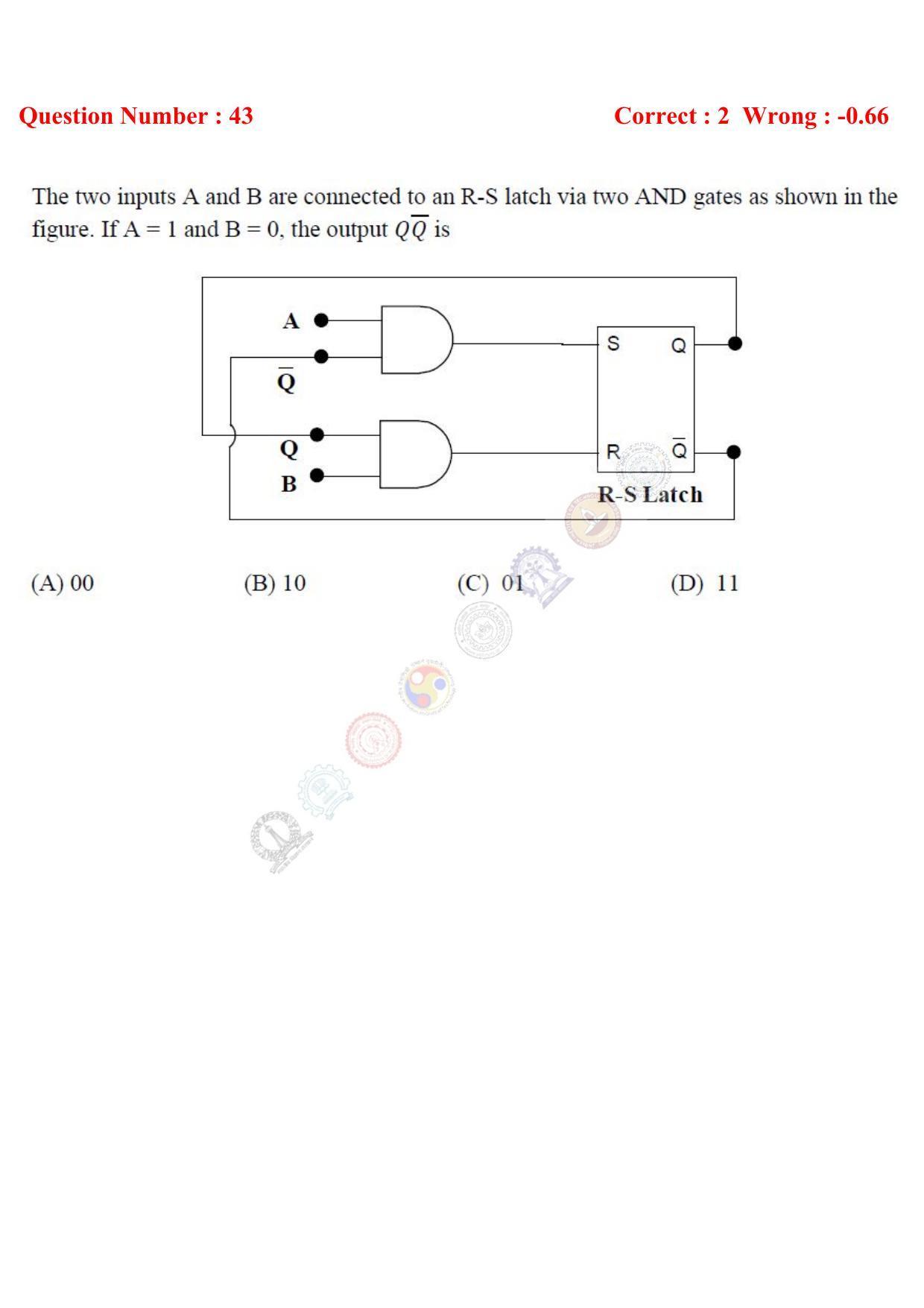 GATE 2017 Instrumentation Engineering (IN) Question Paper with Answer Key - Page 17