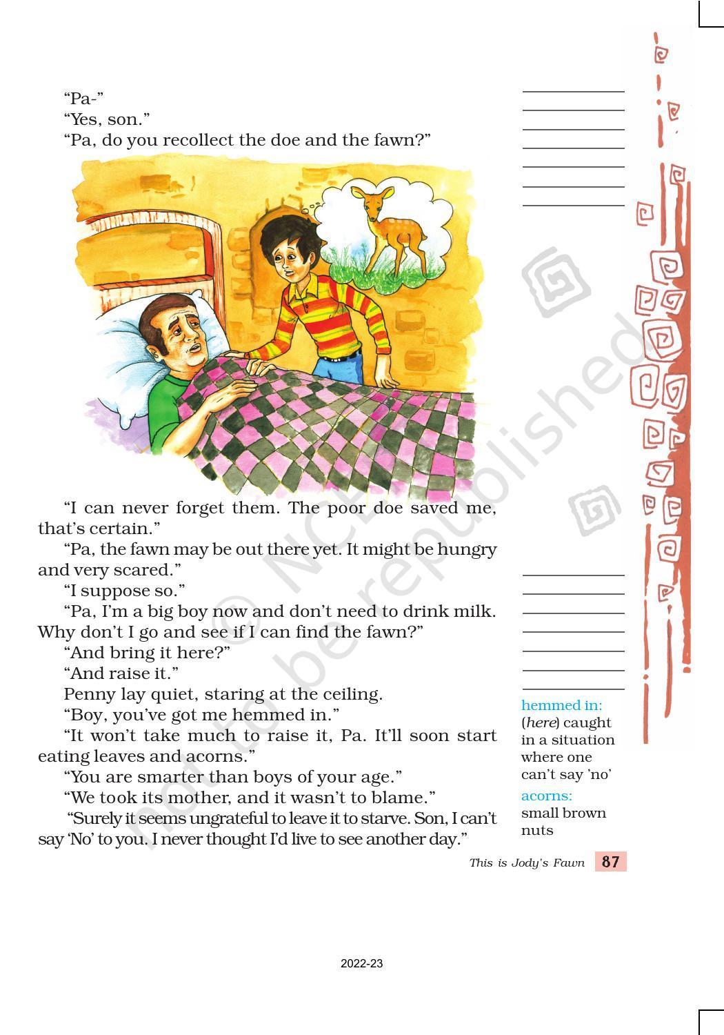 NCERT Book for Class 8 English Chapter 6 This is Jody’s Fawn - Page 2