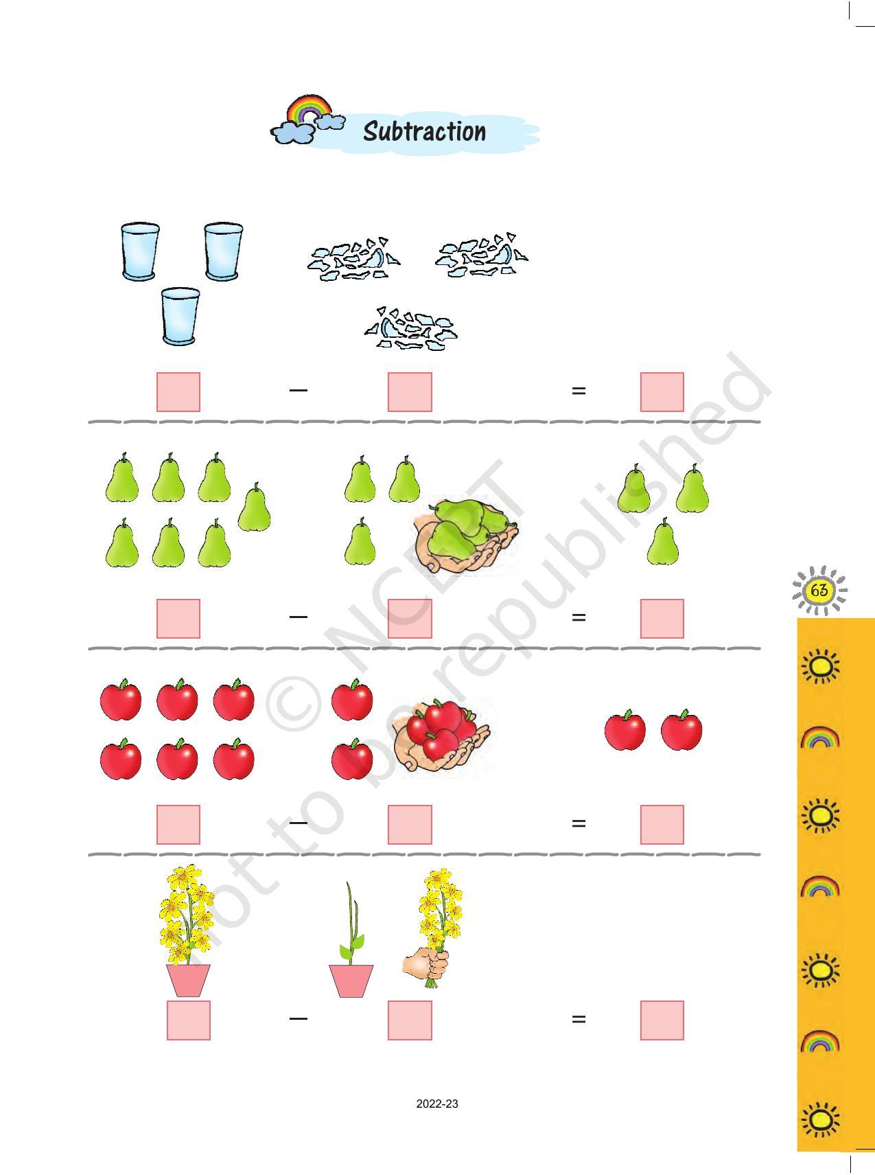 NCERT Book for Class 1 Maths :Chapter 4-Subtraction - Page 3