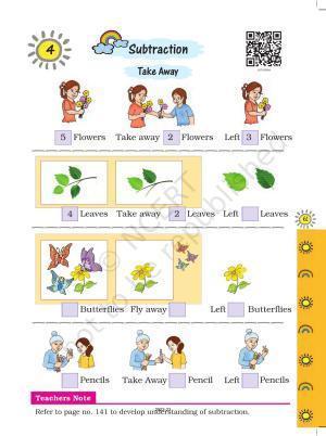 NCERT Book for Class 1 Maths :Chapter 4-Subtraction