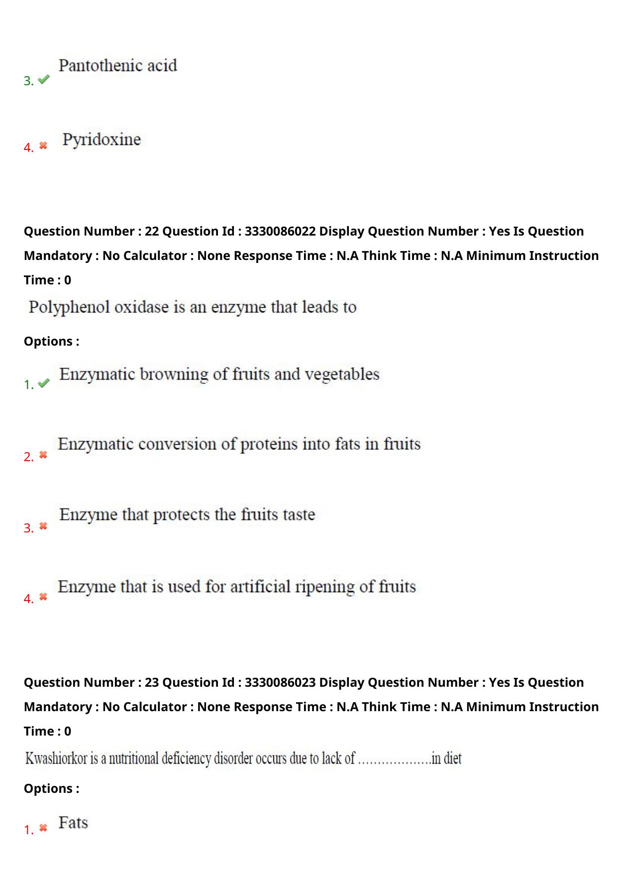 AP PGECET 2024 Food Technology Question Paper with Preliminary Key - Page 14