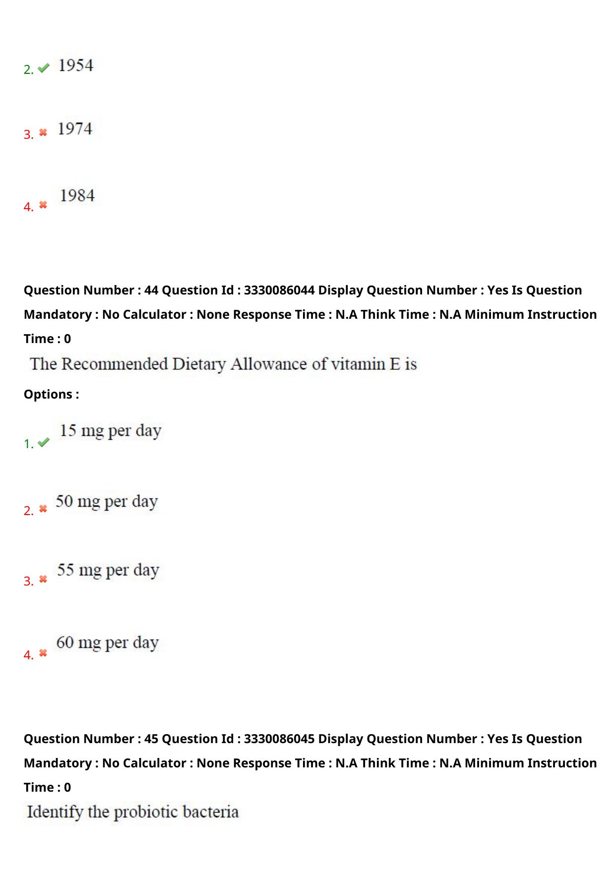 AP PGECET 2024 Food Technology Question Paper with Preliminary Key - Page 26