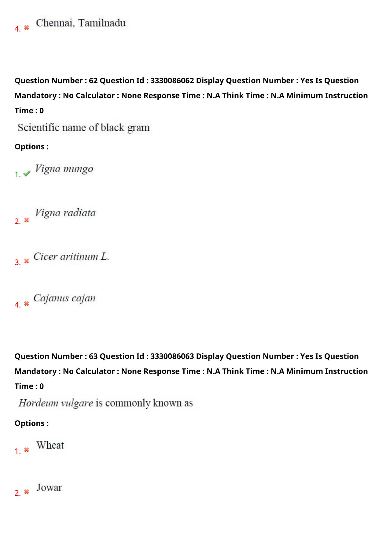 AP PGECET 2024 Food Technology Question Paper with Preliminary Key - Page 36