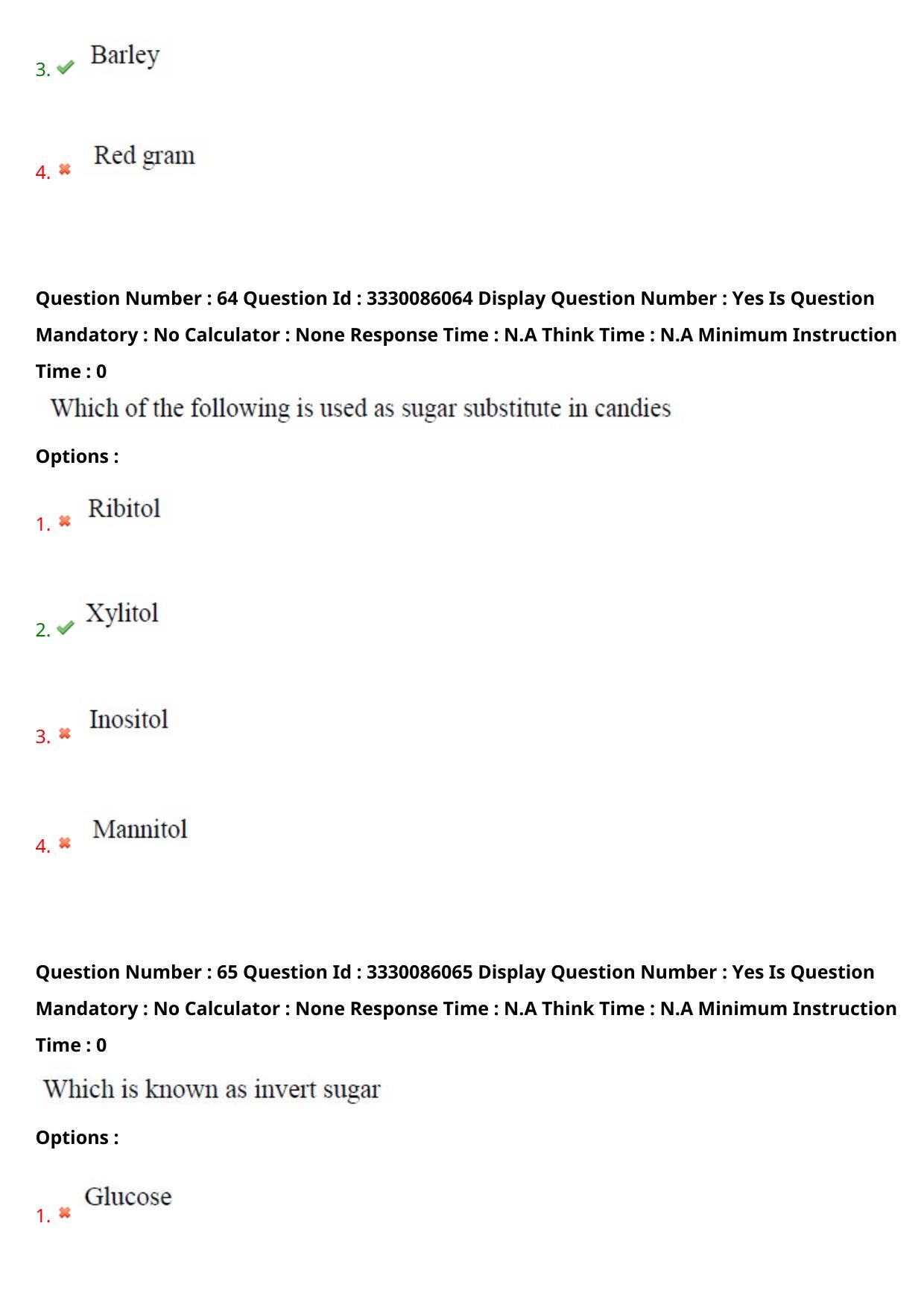 AP PGECET 2024 Food Technology Question Paper with Preliminary Key - Page 37