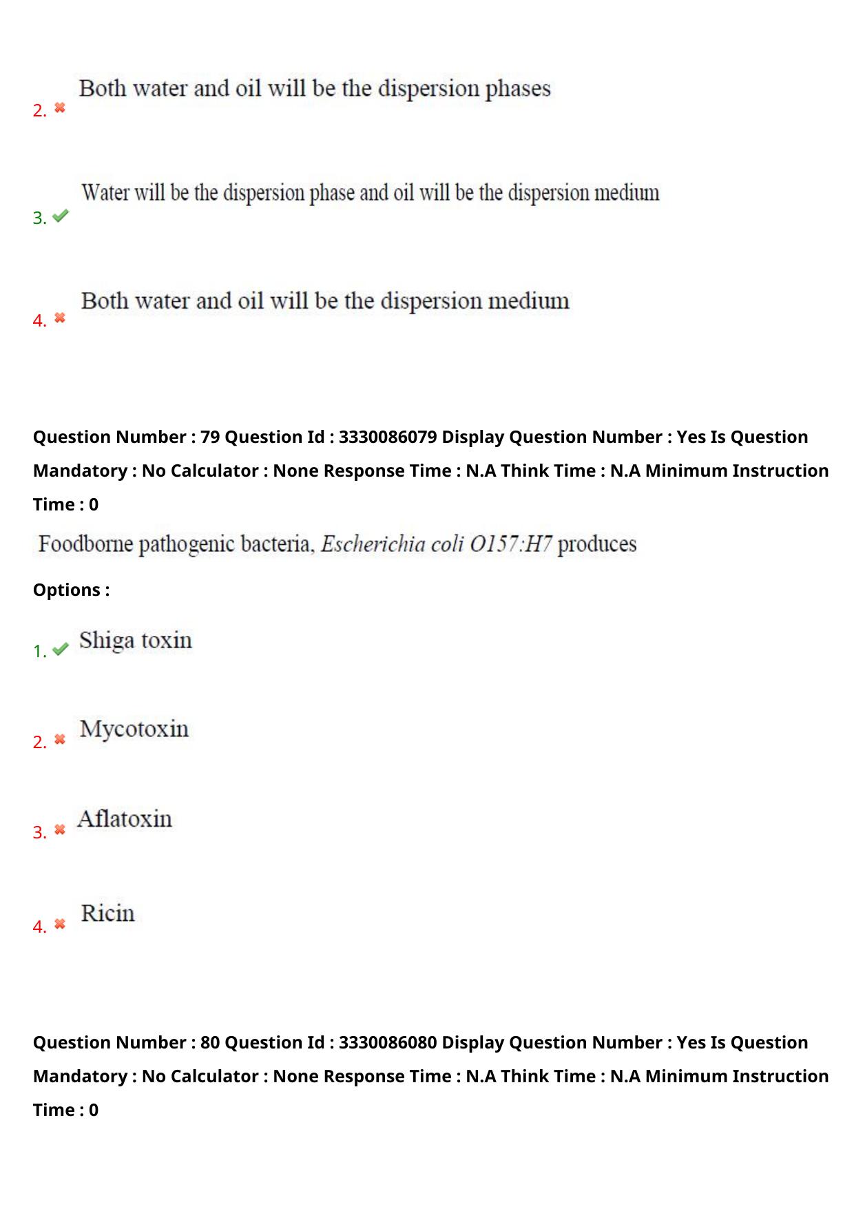 AP PGECET 2024 Food Technology Question Paper with Preliminary Key - Page 45