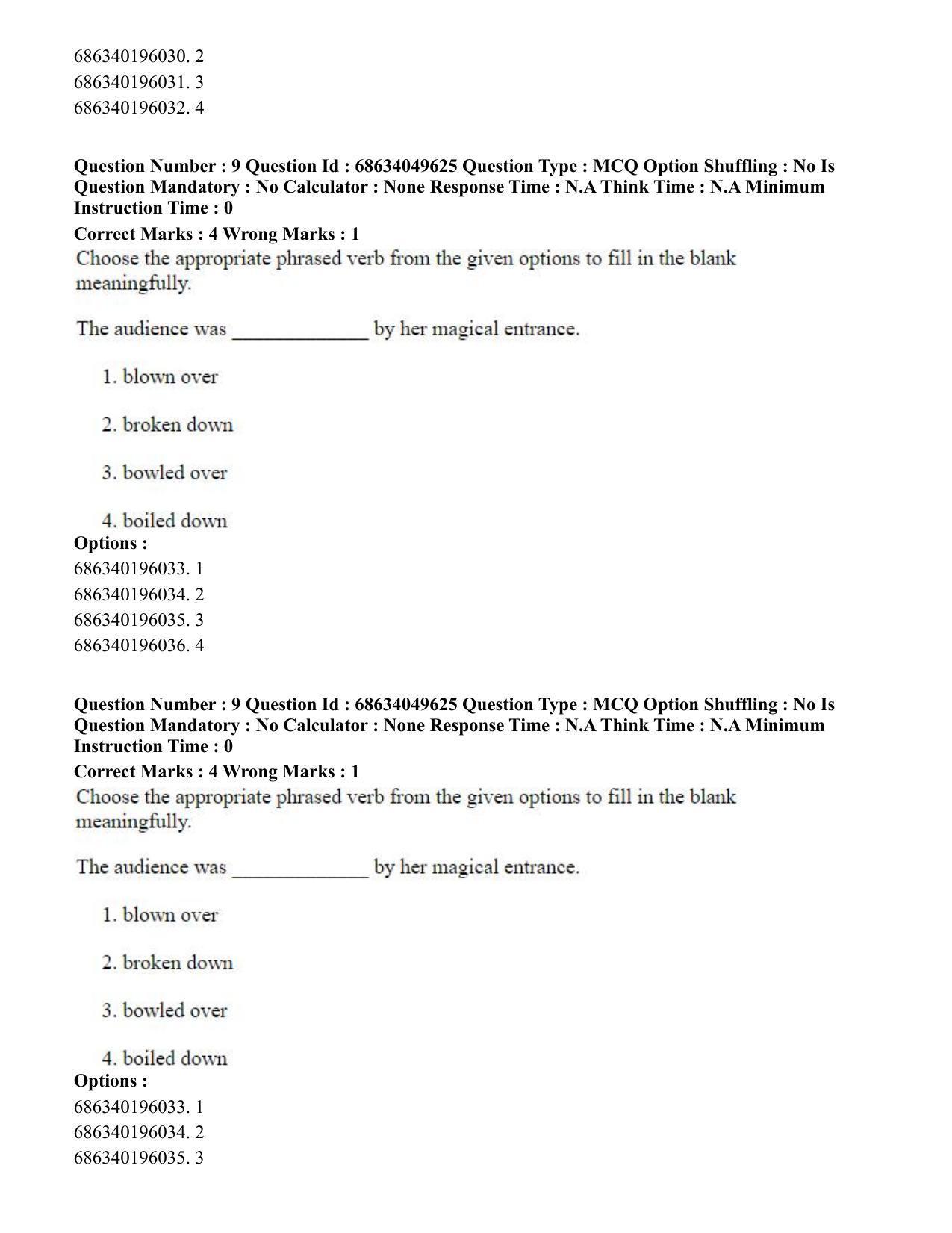 CUET PG 2023: LAQP19 – Kokborok (Eng) - Shift 3 (2-07-2023) Question Paper - Page 12