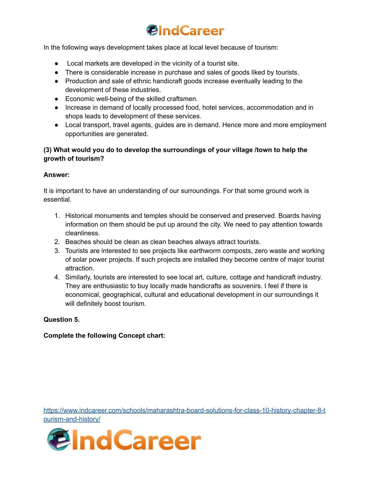 Maharashtra Board Solutions for Class 10- History: Chapter 8- Tourism and History - Page 6