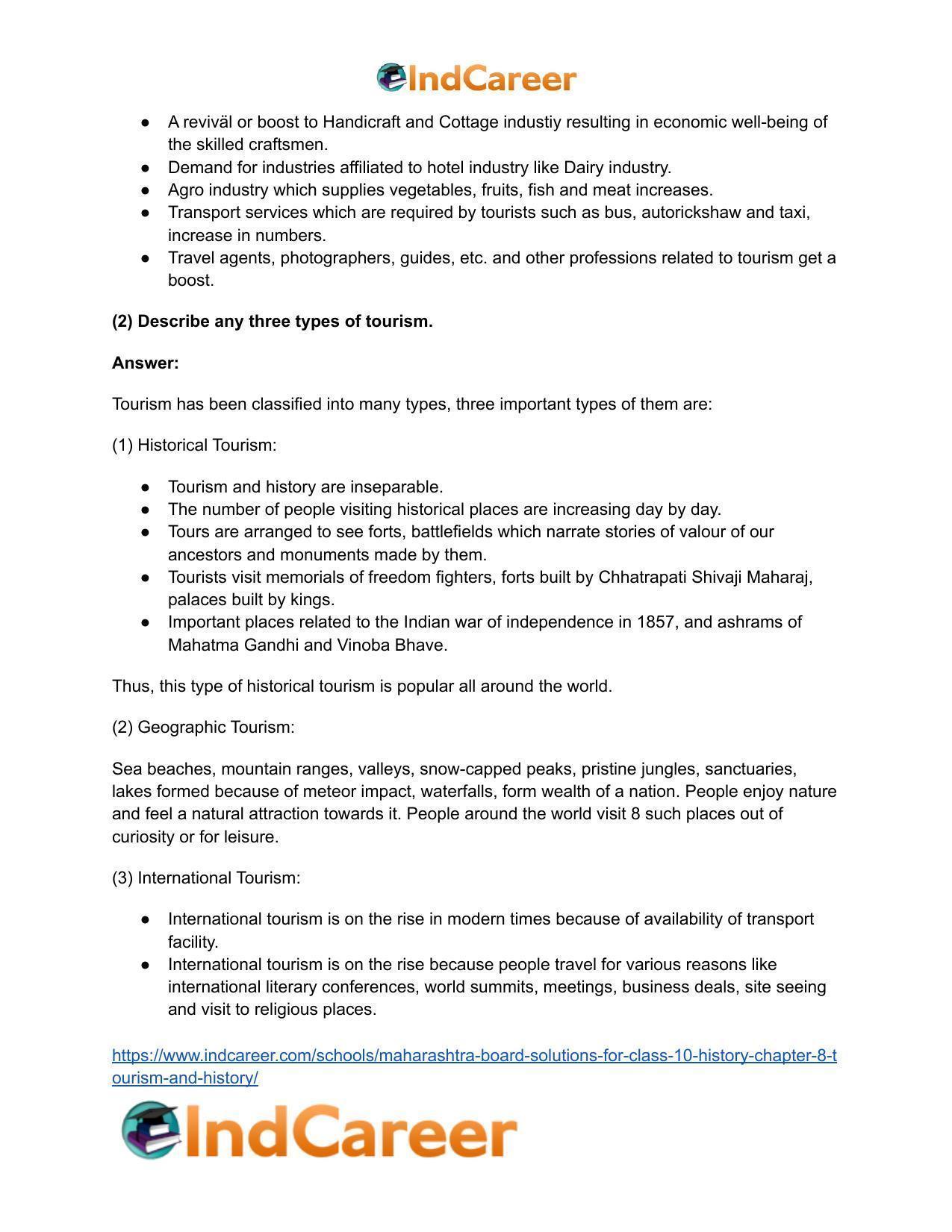 Maharashtra Board Solutions for Class 10- History: Chapter 8- Tourism and History - Page 8