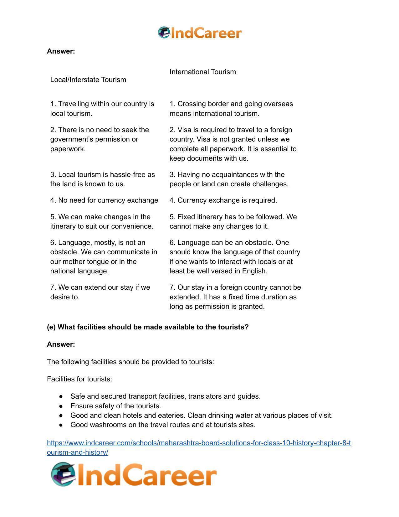 Maharashtra Board Solutions for Class 10- History: Chapter 8- Tourism and History - Page 25