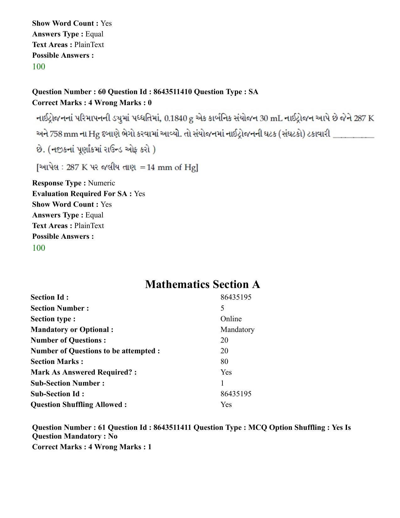 JEE Mains 2021: BTech EG (Shift 2) 16-03-2021 Question Paper - Page 58