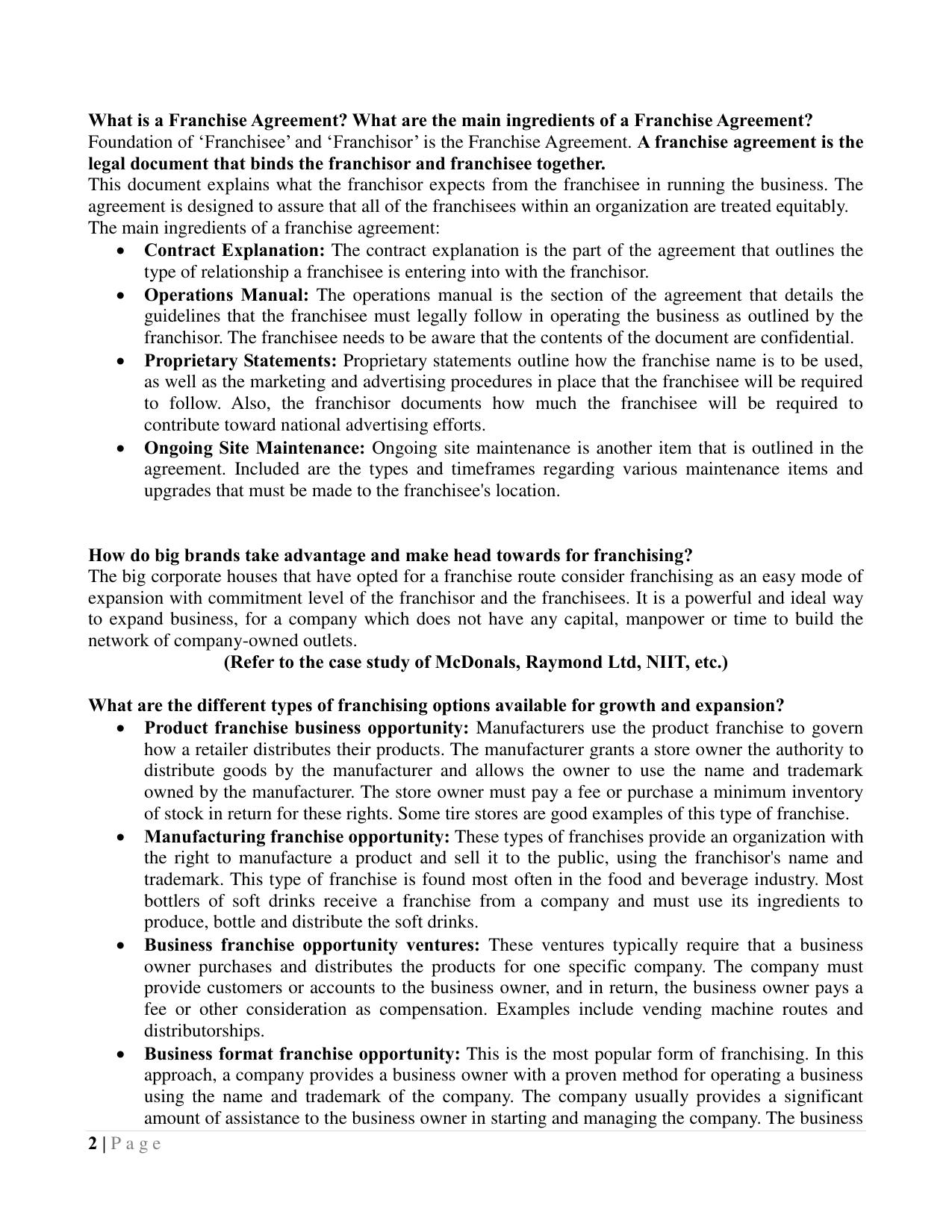 CBSE Class 12 Enterprise Growth Strategies Notes - Page 2
