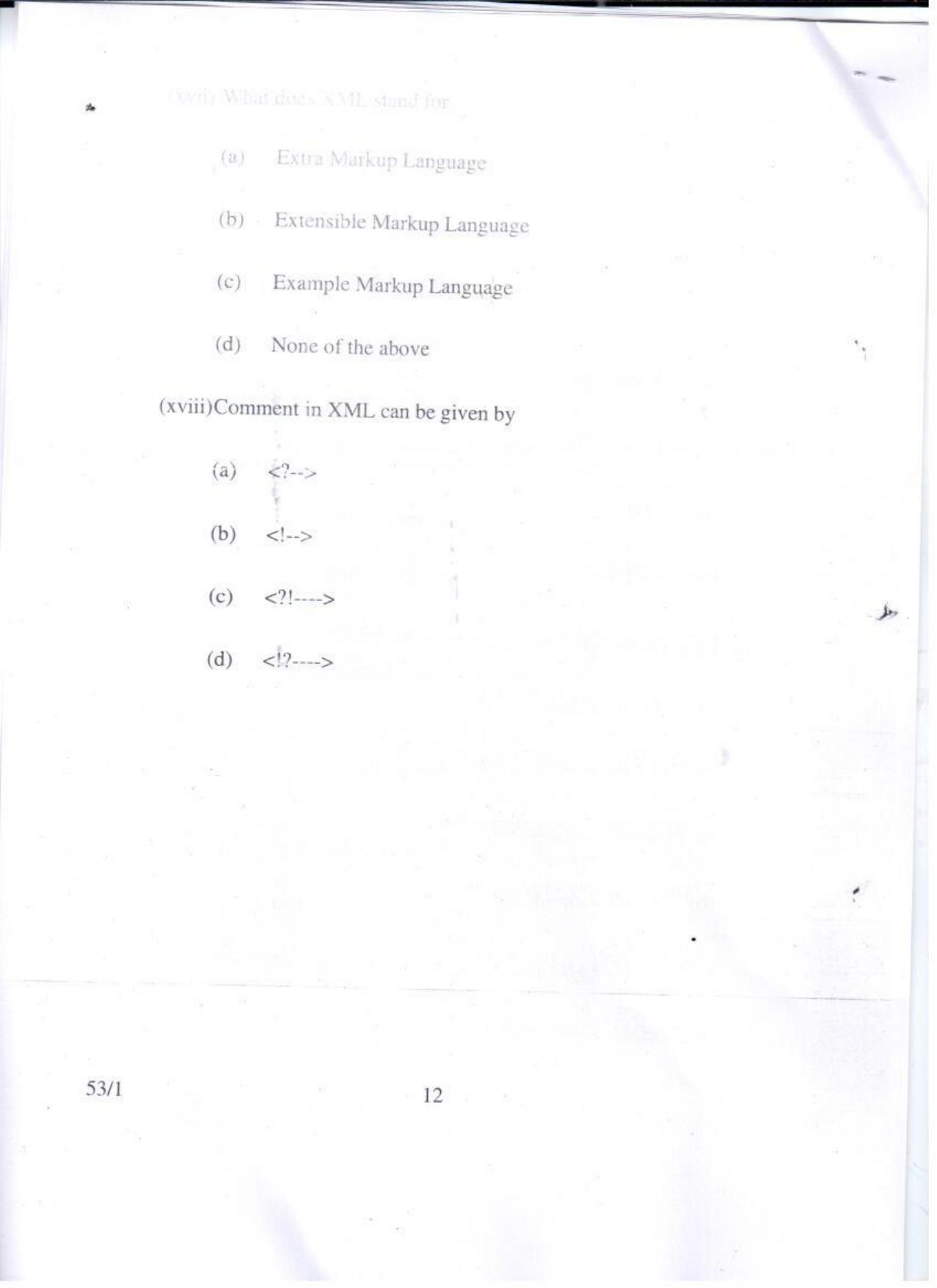 CBSE Class 10 Foundation Of Information Technology JSR Set-4-Delhi- 10 2016 Question Paper - Page 12