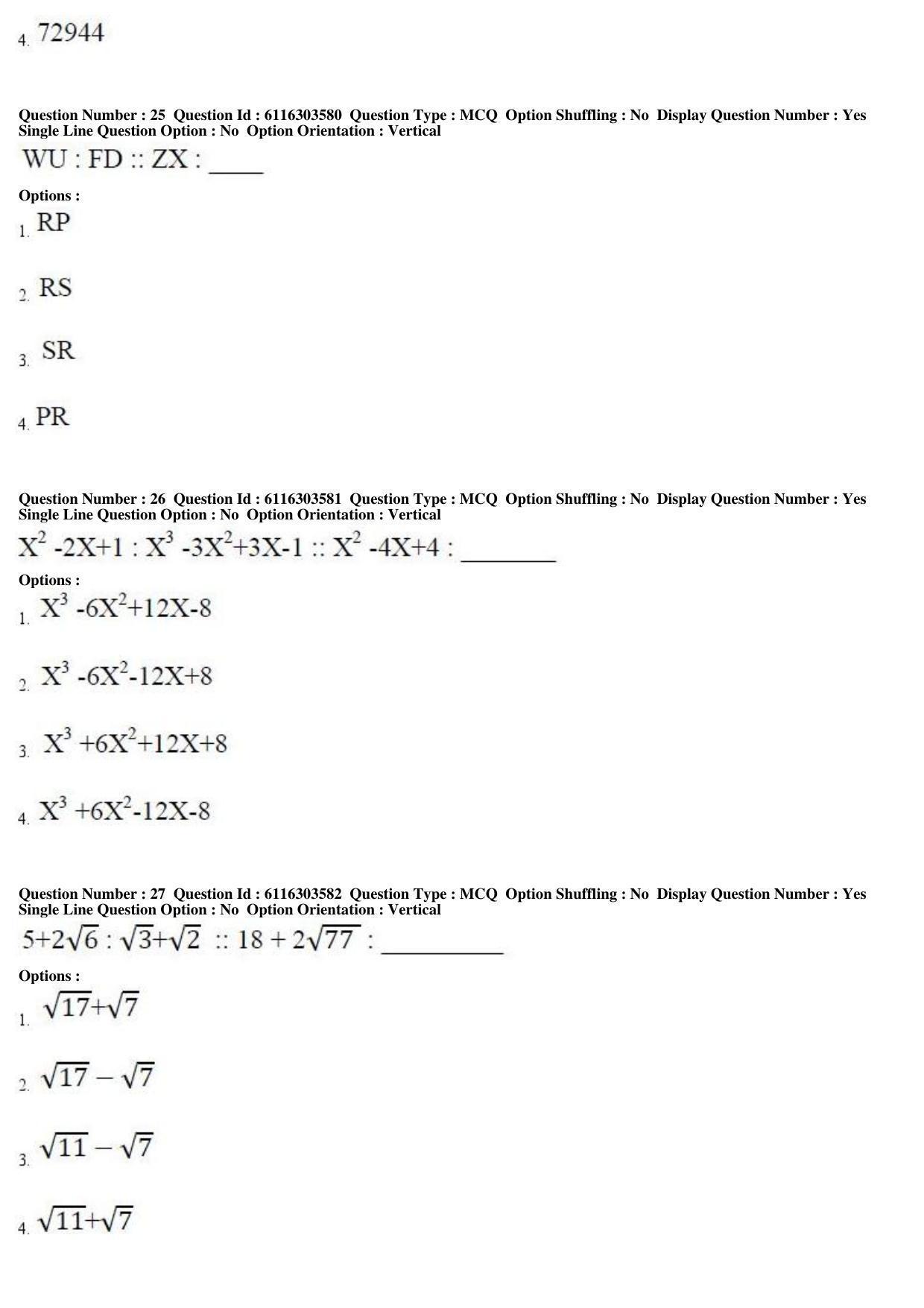 AP ICET 2018 - Shift 2 Question Paper With Preliminary Keys - Page 11