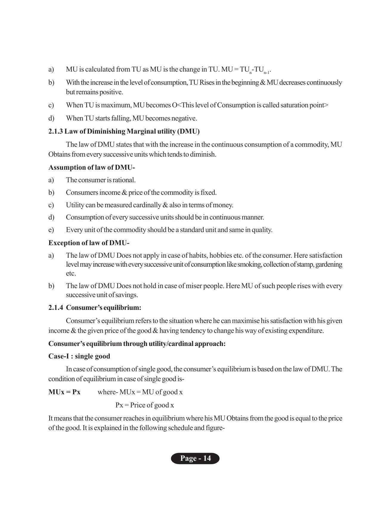 Tripura Board Class 11 Economics English Version Workbooks - Page 18