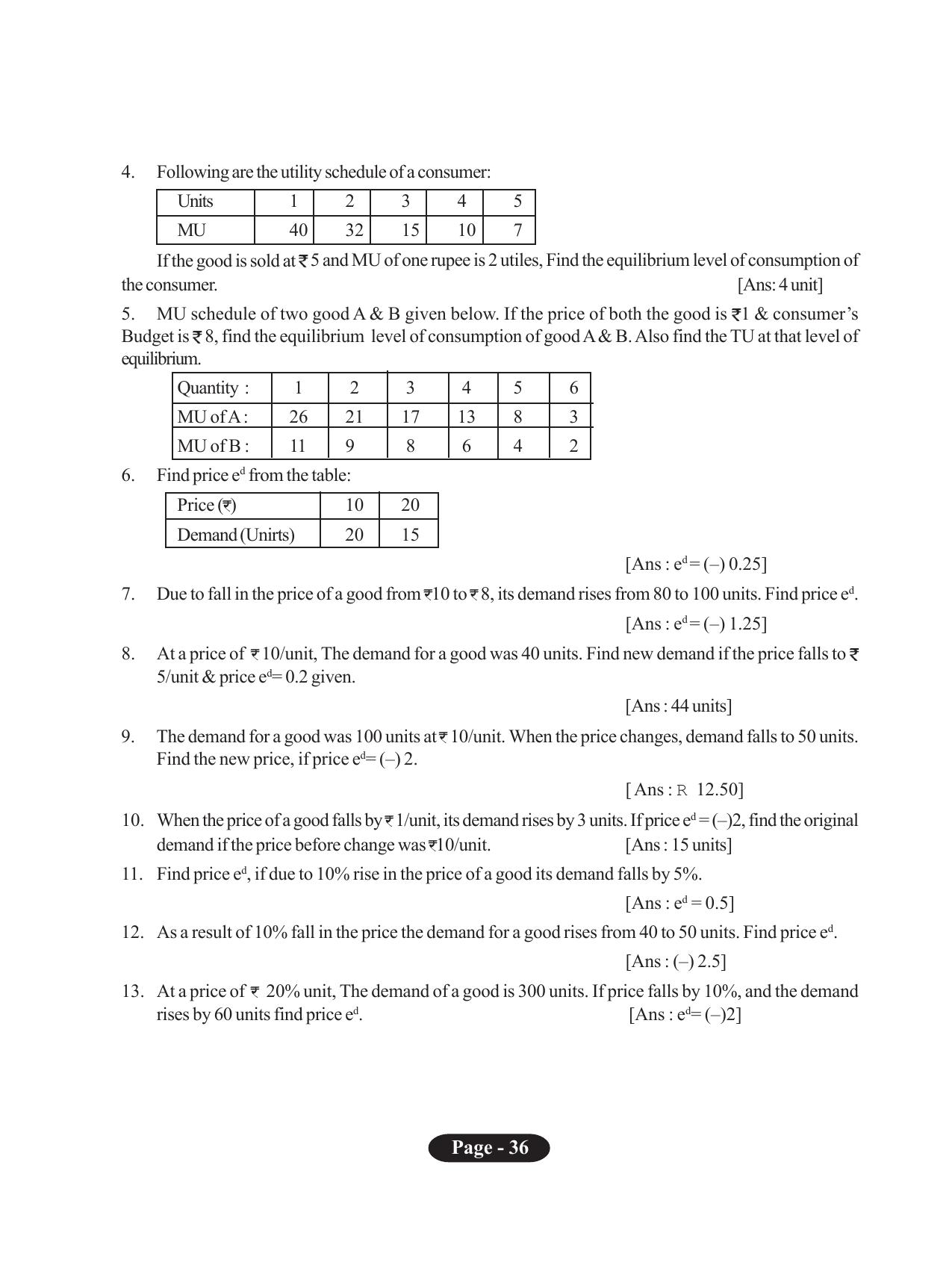 Tripura Board Class 11 Economics English Version Workbooks - Page 40