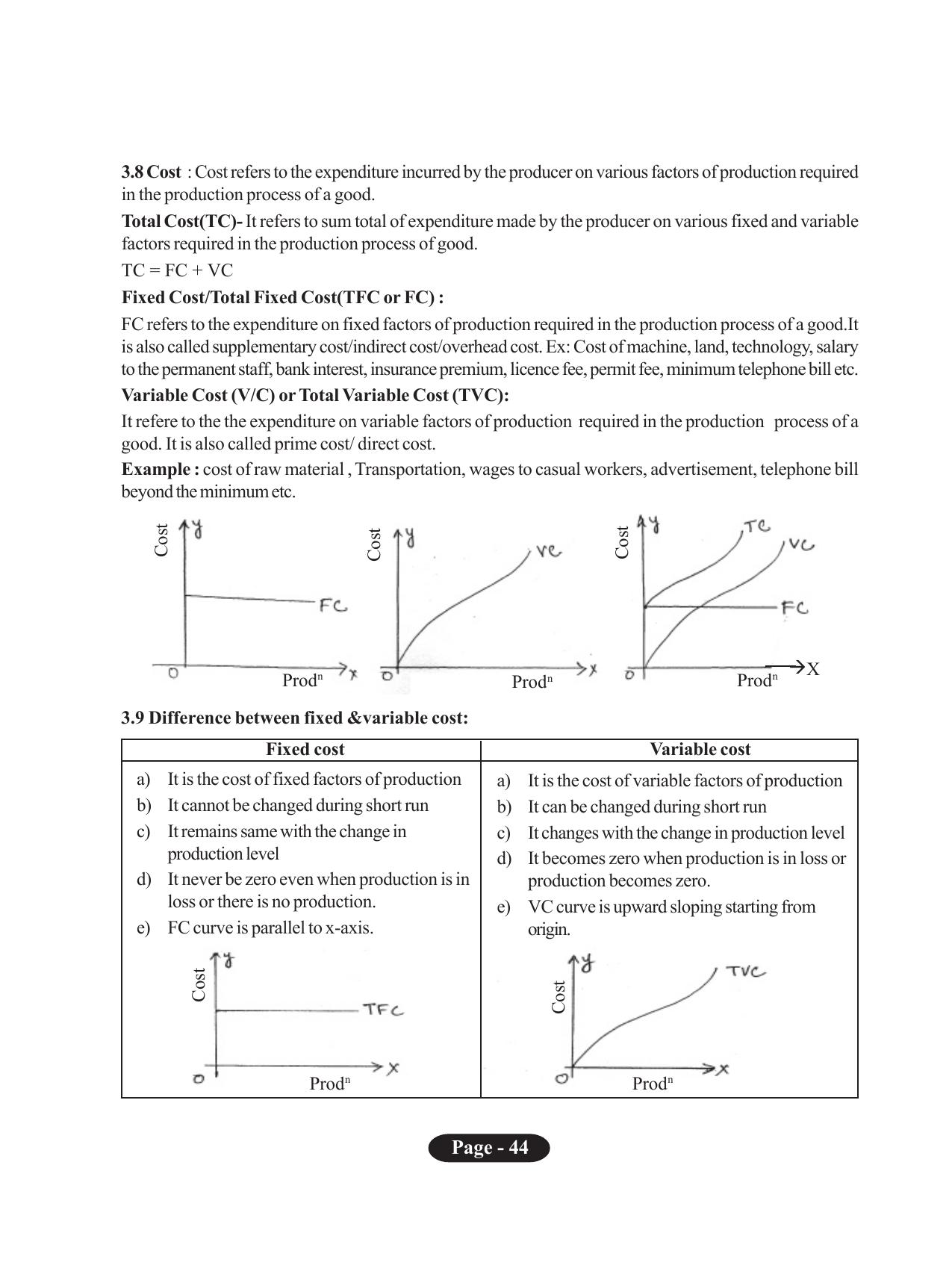 Tripura Board Class 11 Economics English Version Workbooks - Page 48