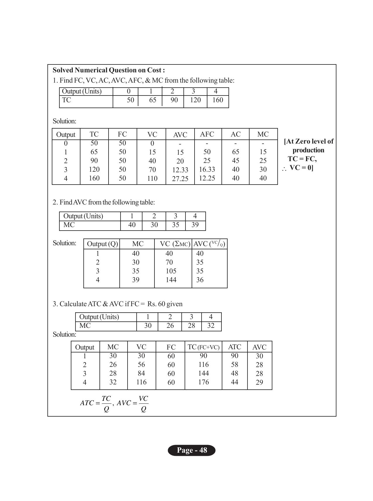 Tripura Board Class 11 Economics English Version Workbooks - Page 52