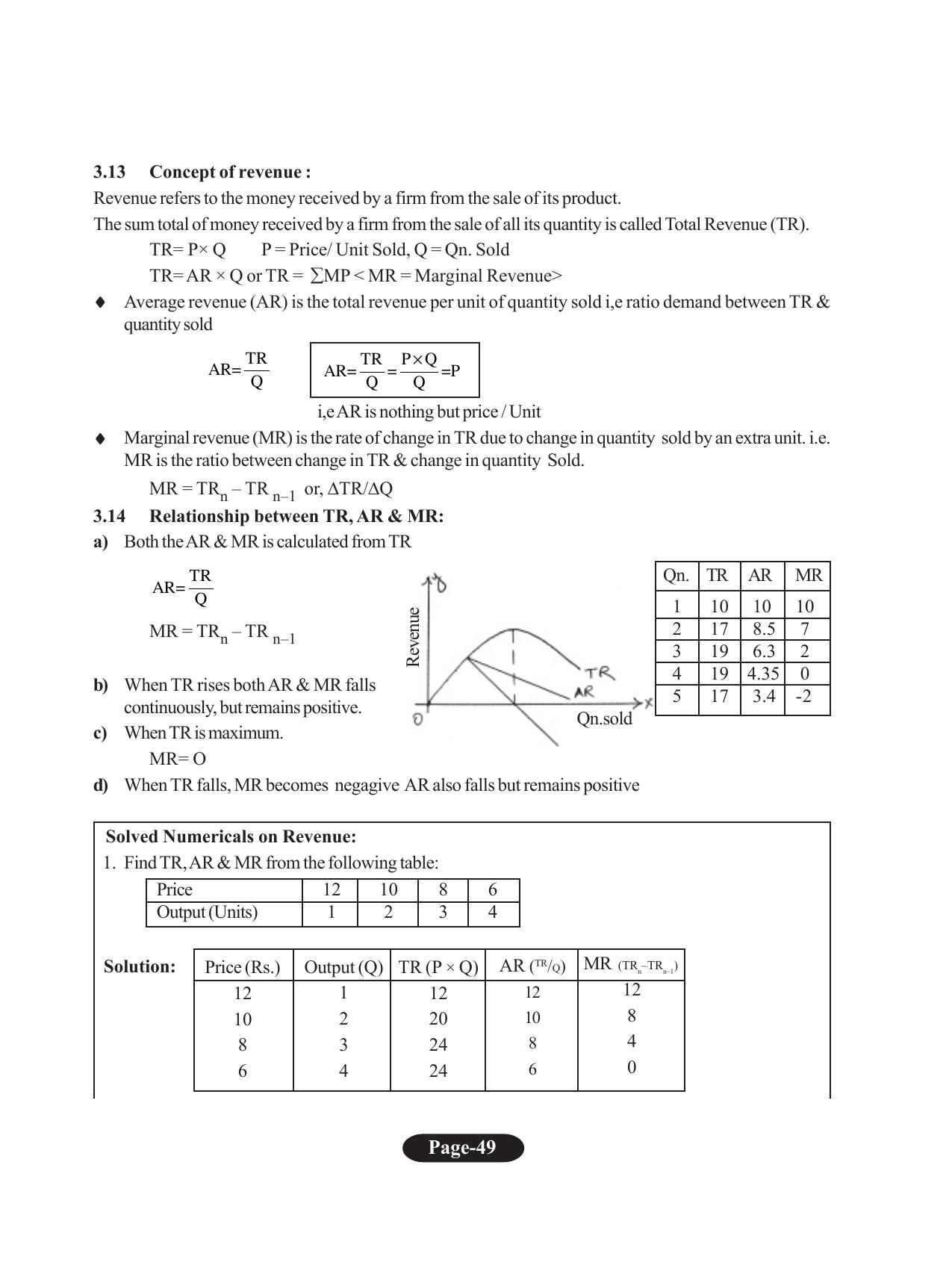 Tripura Board Class 11 Economics English Version Workbooks - Page 53