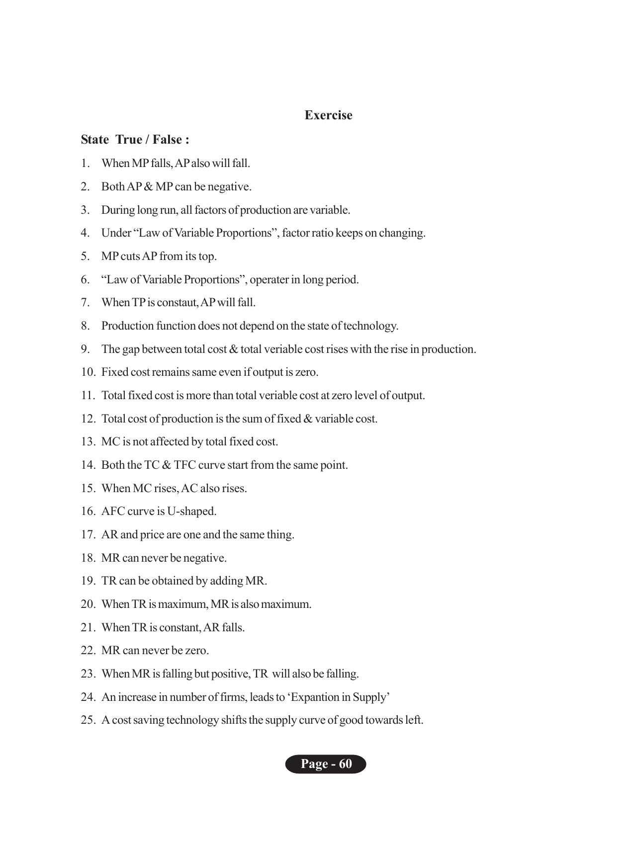 Tripura Board Class 11 Economics English Version Workbooks - Page 64