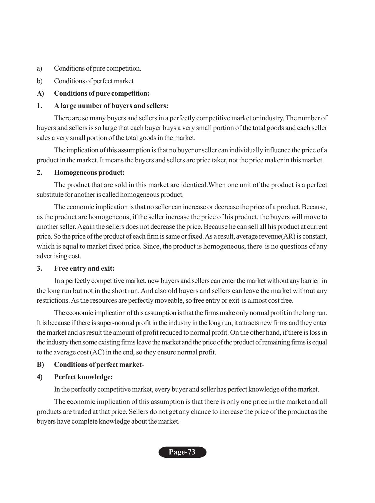 Tripura Board Class 11 Economics English Version Workbooks - Page 77