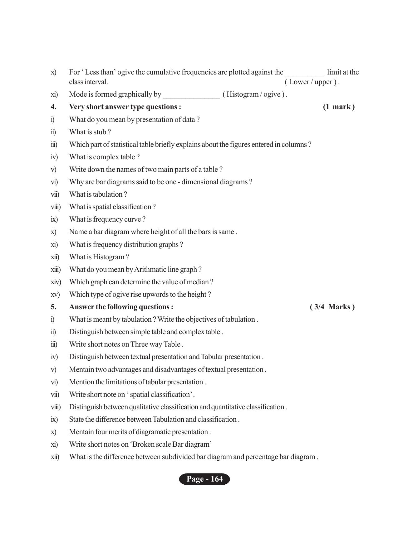 Tripura Board Class 11 Economics English Version Workbooks - Page 168