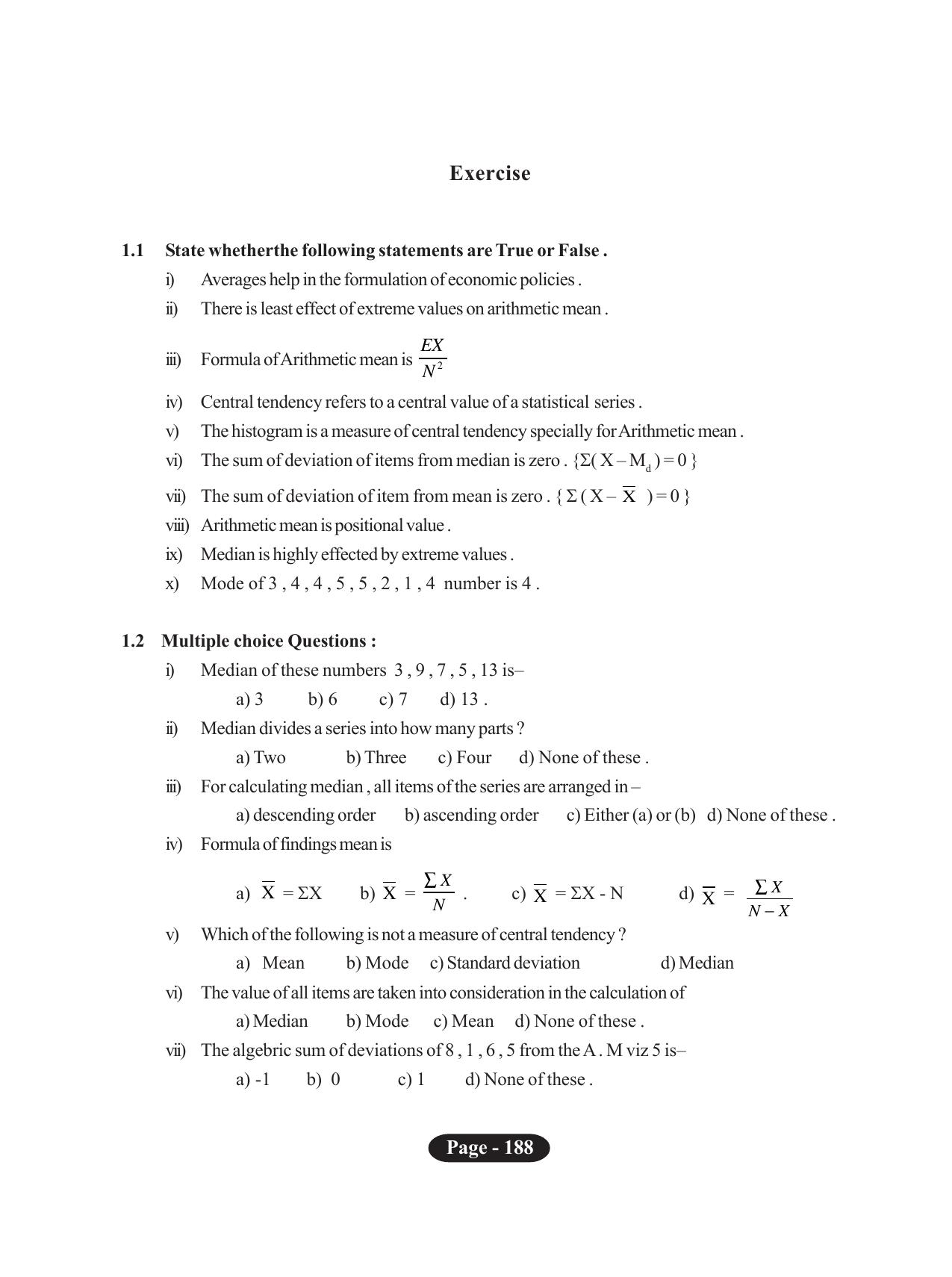 Tripura Board Class 11 Economics English Version Workbooks - Page 192