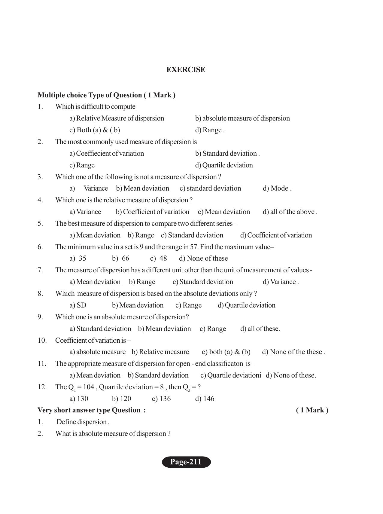 Tripura Board Class 11 Economics English Version Workbooks - Page 215