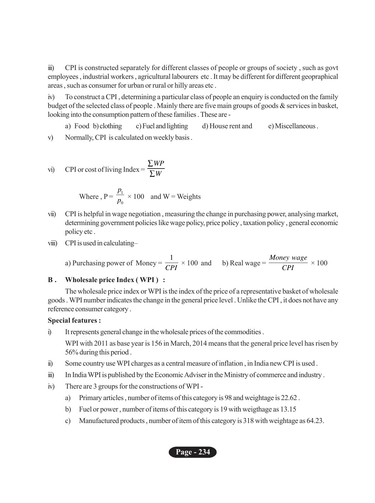Tripura Board Class 11 Economics English Version Workbooks - Page 238