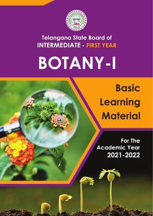 TS SCERT Inter 1st Year Botany Path 1 (Telugu Medium) Text Book