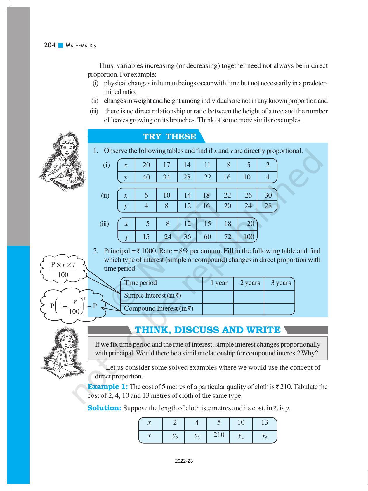 NCERT Book for Class 8 Maths Chapter 13 Direct and Inverse Proportions - Page 4