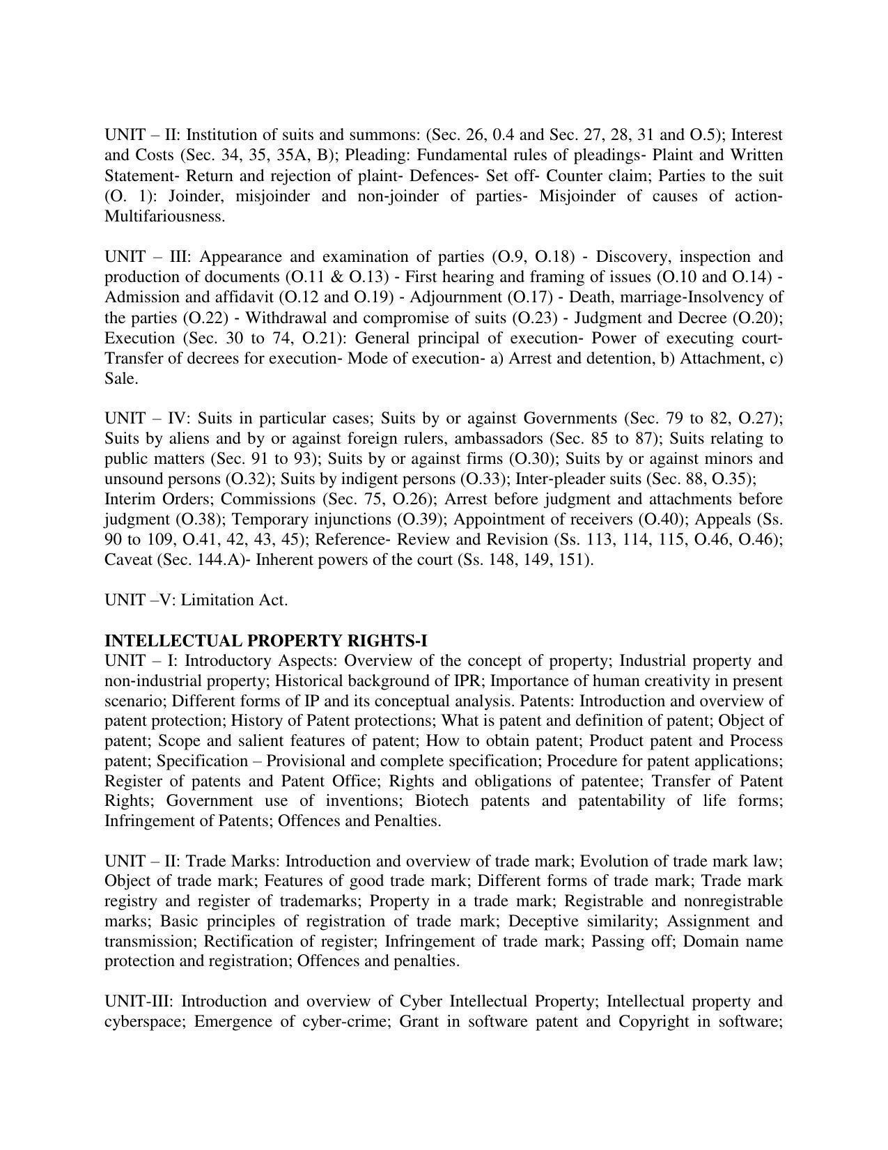 Syllabus of PG CU-CET 2021 - Page 16