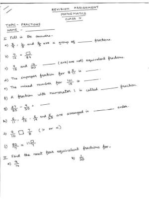 Worksheet for Class 4 Maths Assignment 5