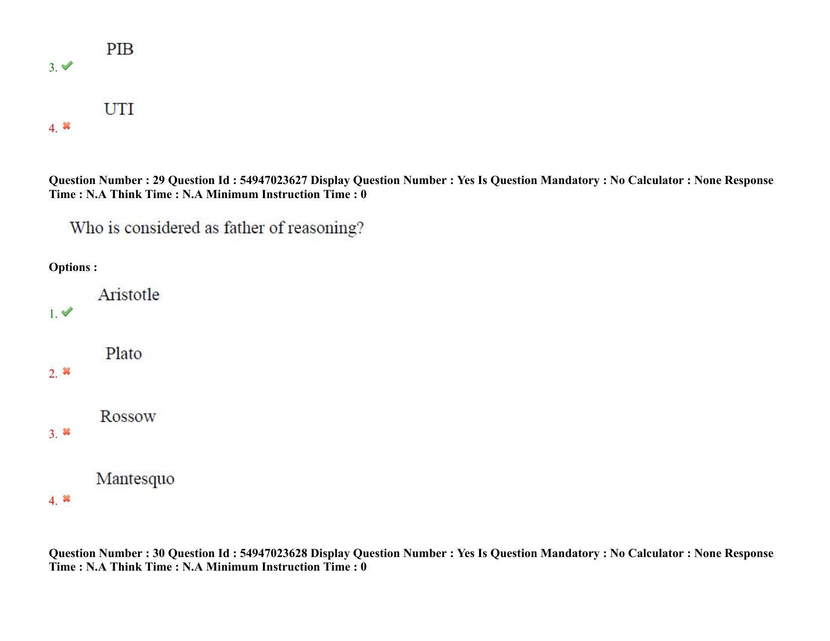 AP RCET 2022: Philosophy -  17/10/2022 (Monday) Session-I Question Paper With keys - Page 22
