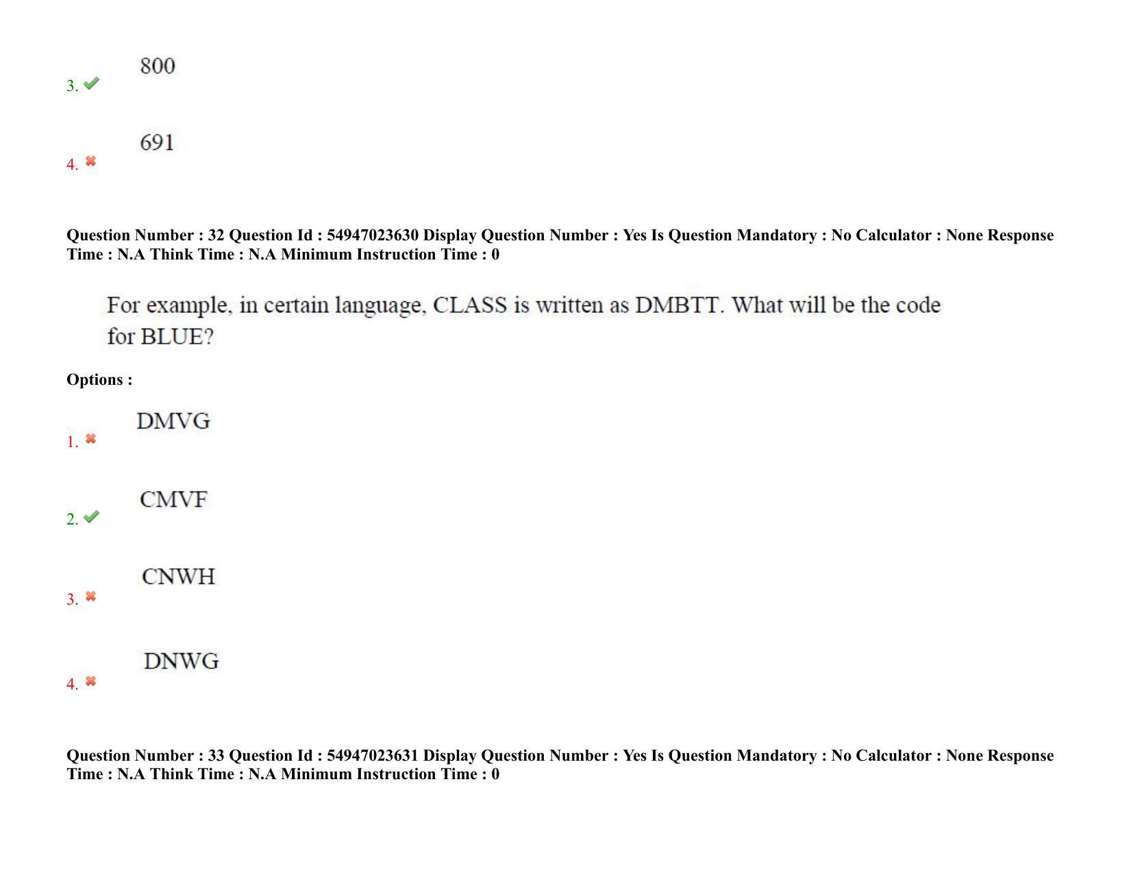 AP RCET 2022: Philosophy -  17/10/2022 (Monday) Session-I Question Paper With keys - Page 24