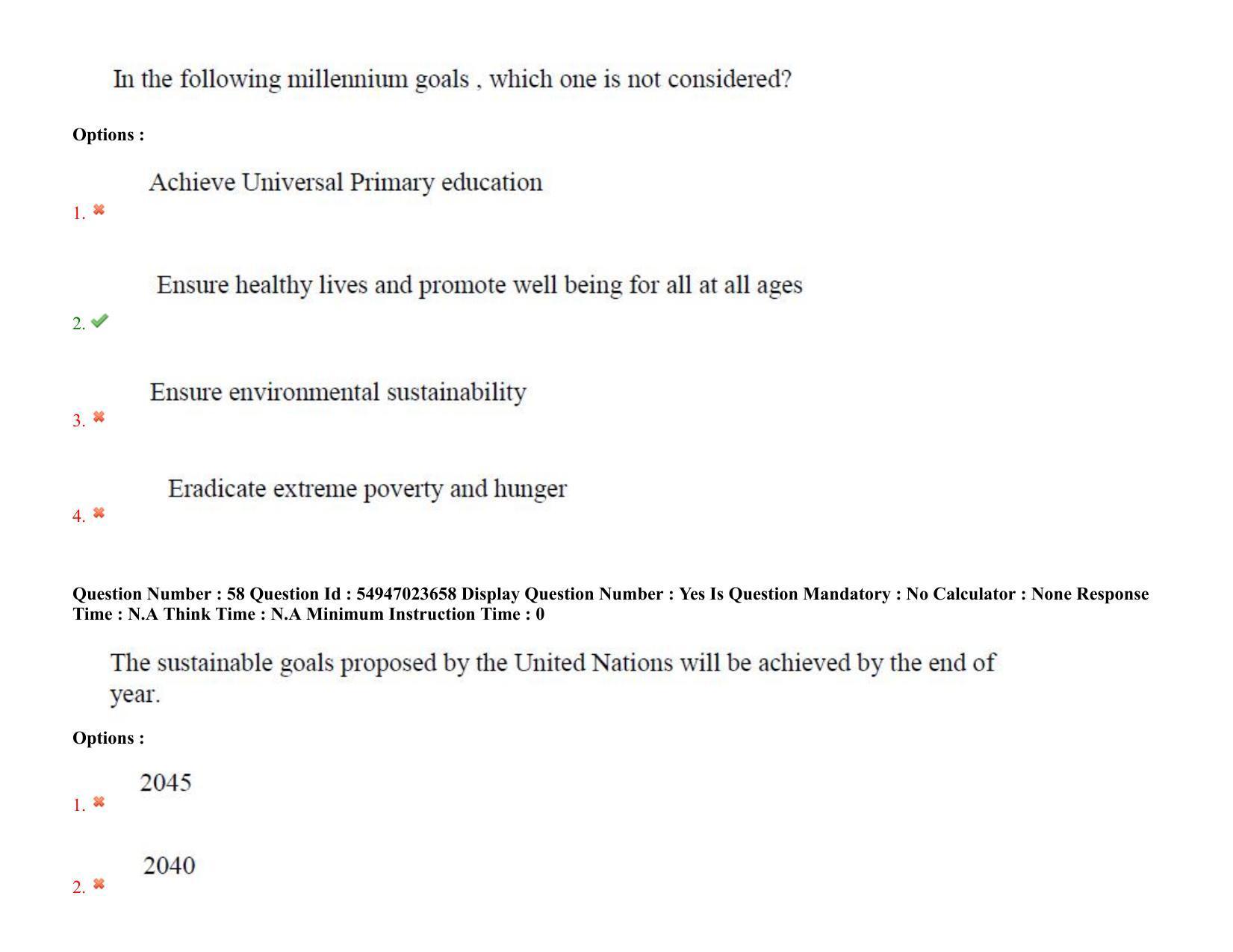 AP RCET 2022: Philosophy -  17/10/2022 (Monday) Session-I Question Paper With keys - Page 43