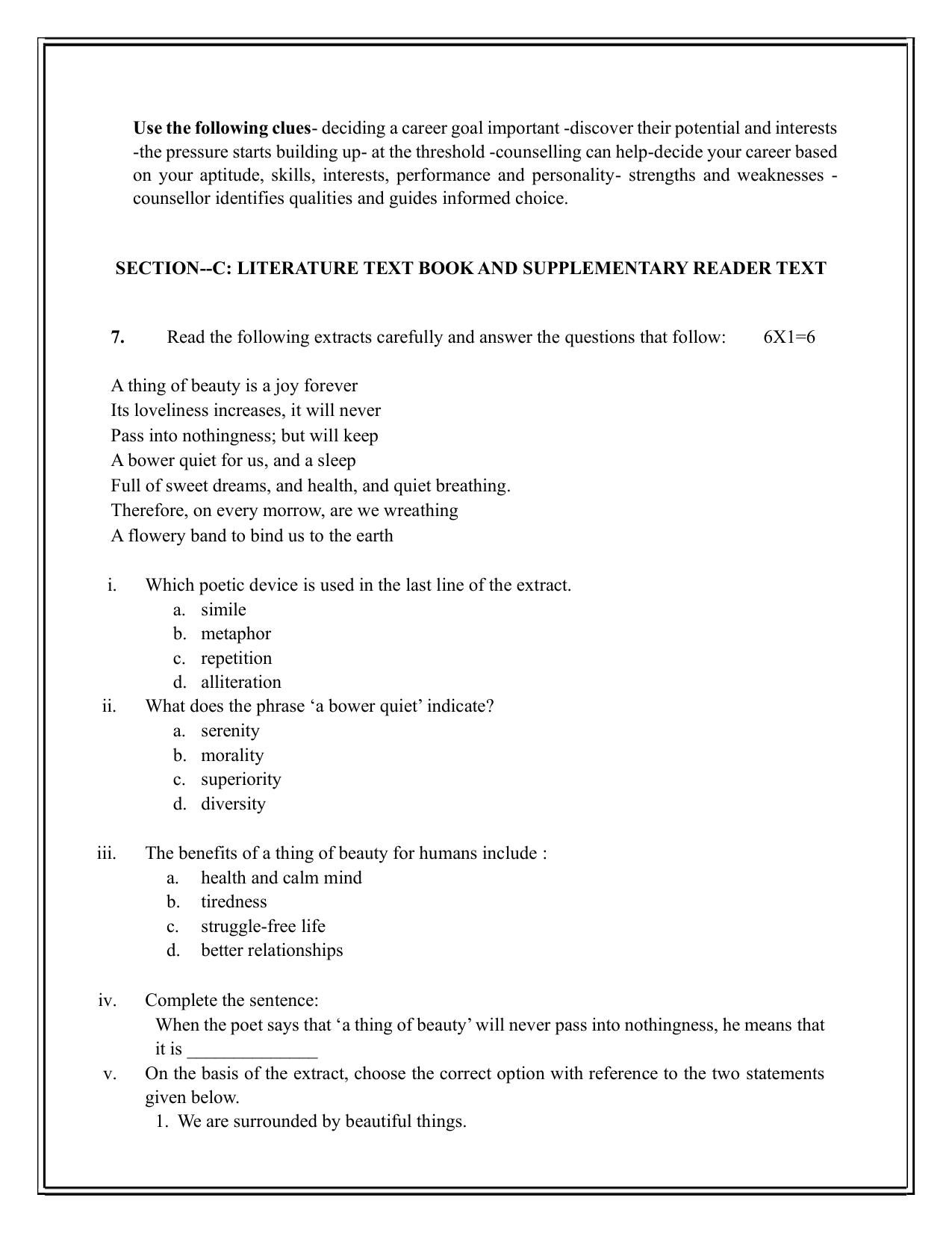Edudel Class 12 English Practice Papers-2 (2023-24) - Page 8