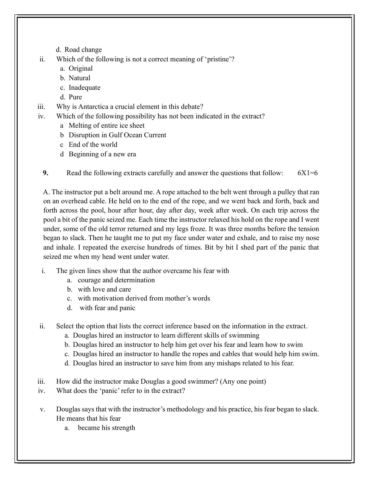 Edudel Class 12 English Practice Papers-2 (2023-24) - Page 11