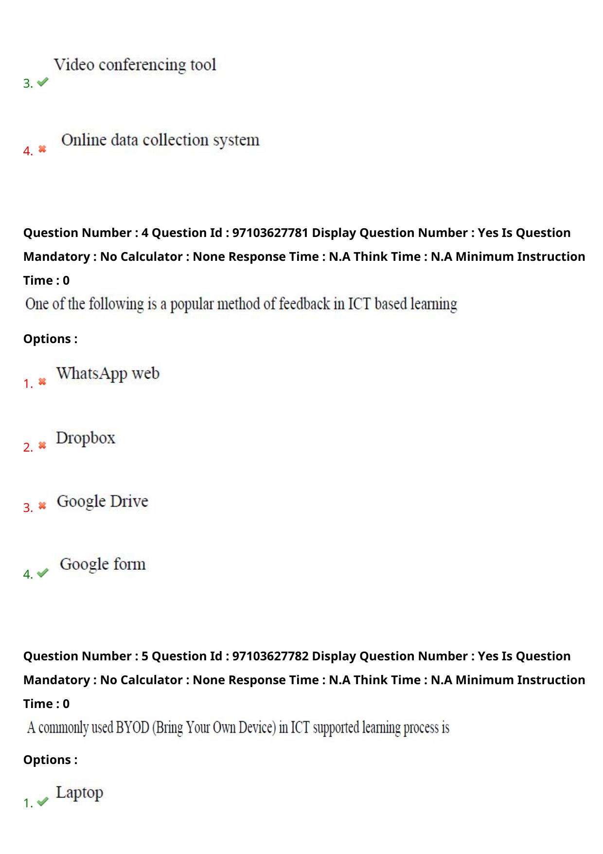 AP RCET 2024 Computer Science & Applications Question Paper - Page 4